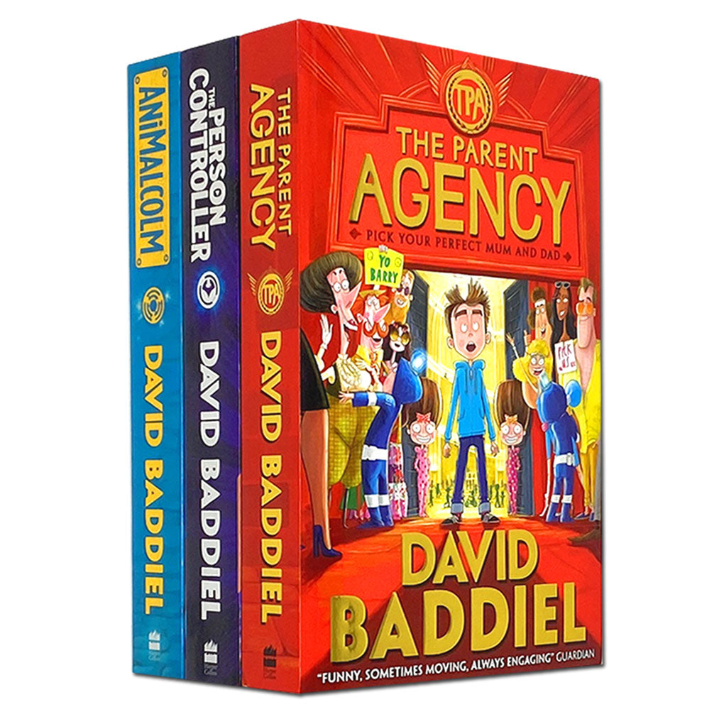 Blockbuster David Baddiel 3 Book Collection Set (The Parent Agency & More) | Funny Children's Fiction, Adventure, Family, Imagination, Paperback