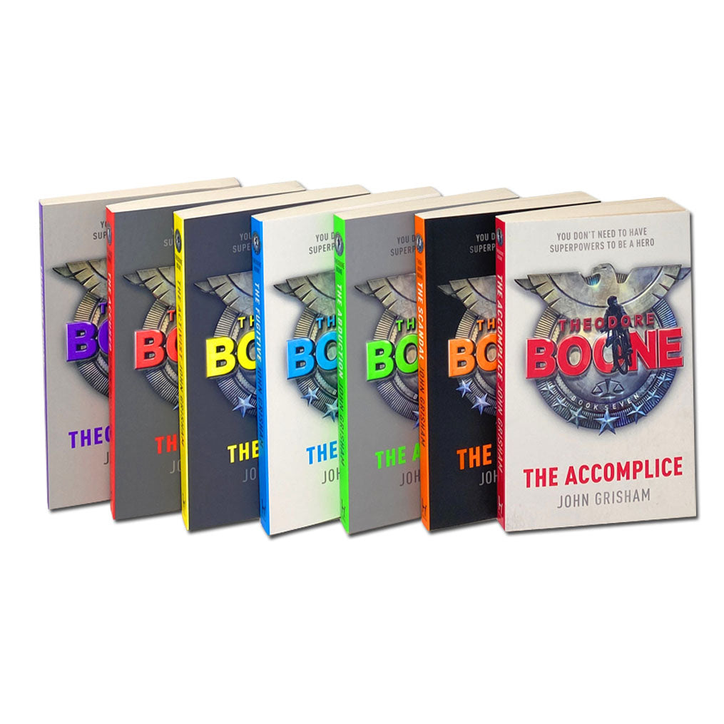 Theodore Boone Series 7-Book Collection Box Set by John Grisham: Mystery, Legal Thriller, Adventure, Detective Fiction, Courtroom Drama & Suspense!