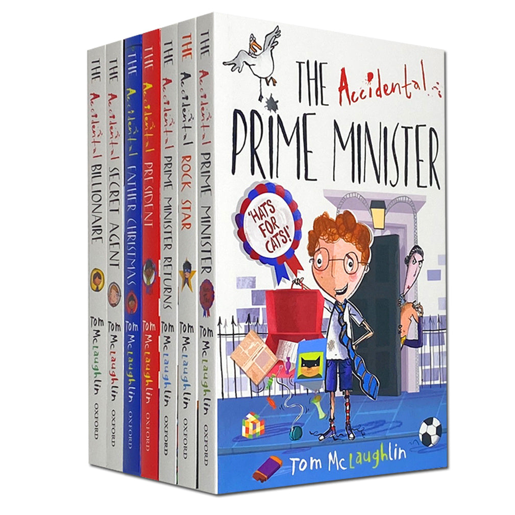 The Accidental Series 7-Book Collection Set by Tom McLaughlin | Funny & Imaginative Children's Fiction – Adventure, Humor & Creativity for 8-12 years