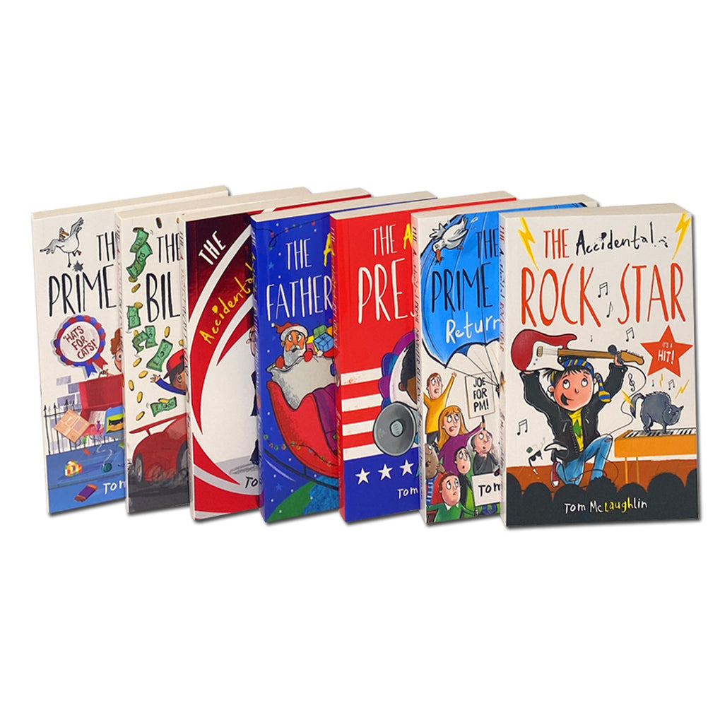 The Accidental Series 7-Book Collection Set by Tom McLaughlin | Funny & Imaginative Children's Fiction – Adventure, Humor & Creativity for 8-12 years