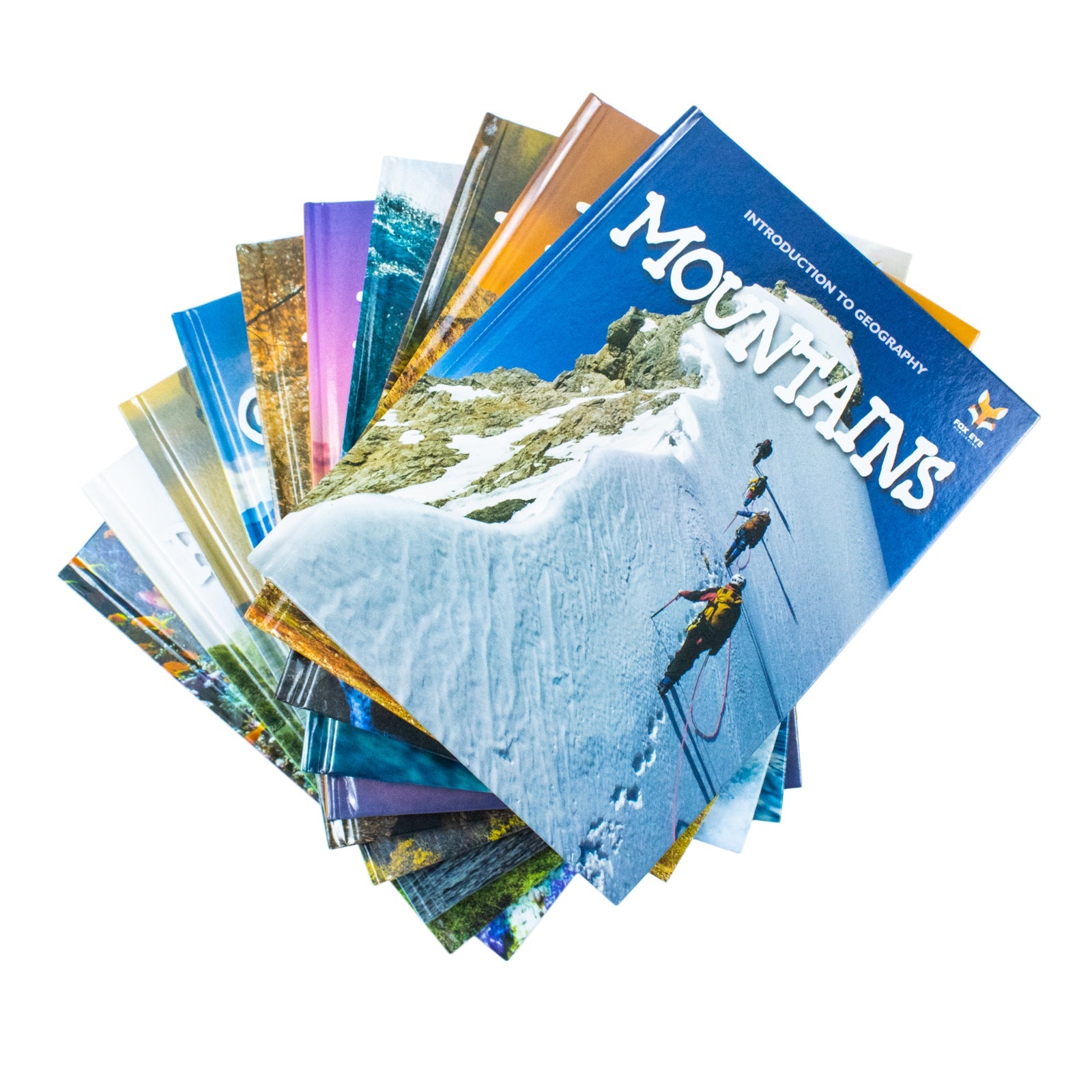 Childrens Introduction To Geography For Beginners 10 Hardback Book Collection Set:: (Coral Reefs, Deserts, Forests, Grasslands, Islands, Mountains, ... Polar Places, Rainforests, Rivers and Lakes)