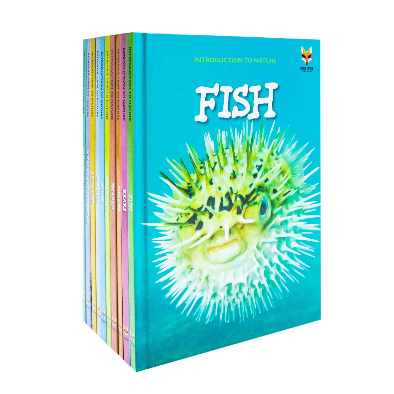 Children Introduction To Nature For Beginners 10 Hardback Book Collection Set:: (Bear, Big Cats, Birds, Crocodiles And Alligators, Fish, Penguins, Primates, Sharks, Snakes, Whales And Dolphins)