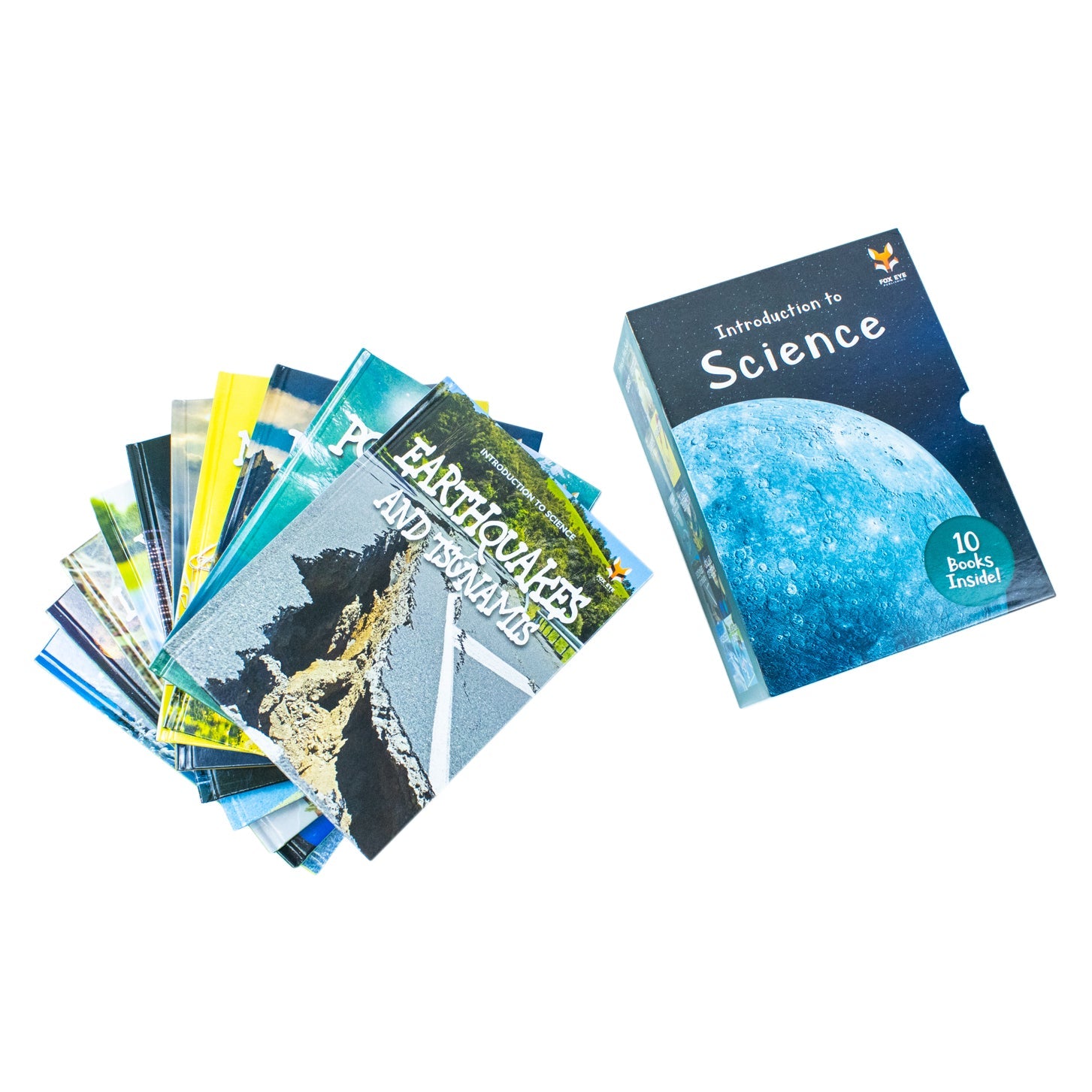 Children Introduction To Science For Beginners (Series 2) 10 Hardback Book Collection Set: (Energy, Life Cycles, Light, Magnetism, Pollution, Planet ... Solar System, Weather, Your Amazing Body)