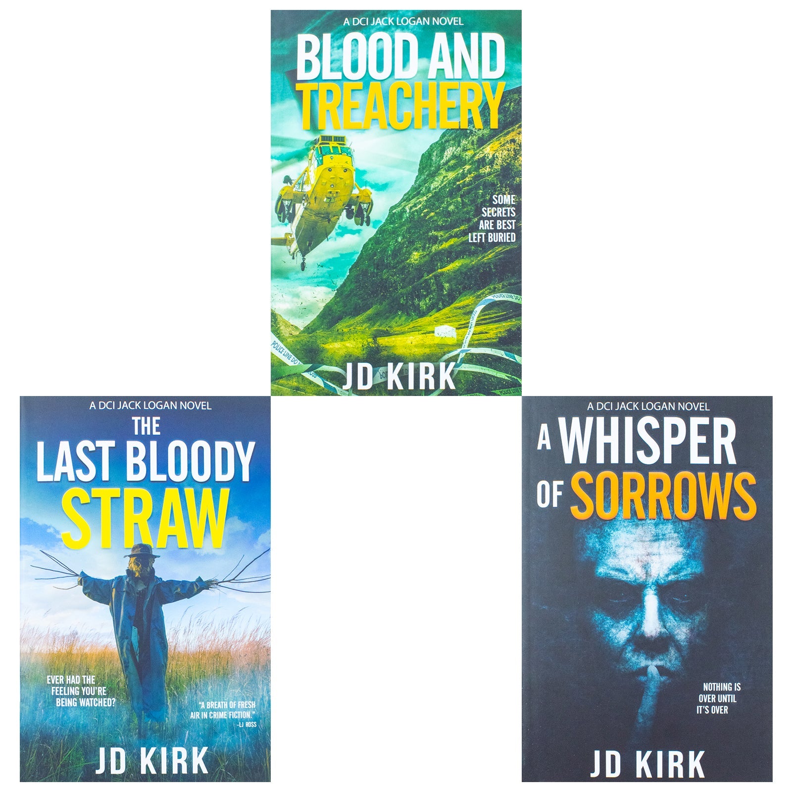 DCI Logan Crime Thrillers 4-6 Collection – 3 Book Set by JD Kirk | Gripping Mystery, Suspenseful Crime Fiction, Detective Stories & Bestseller Series