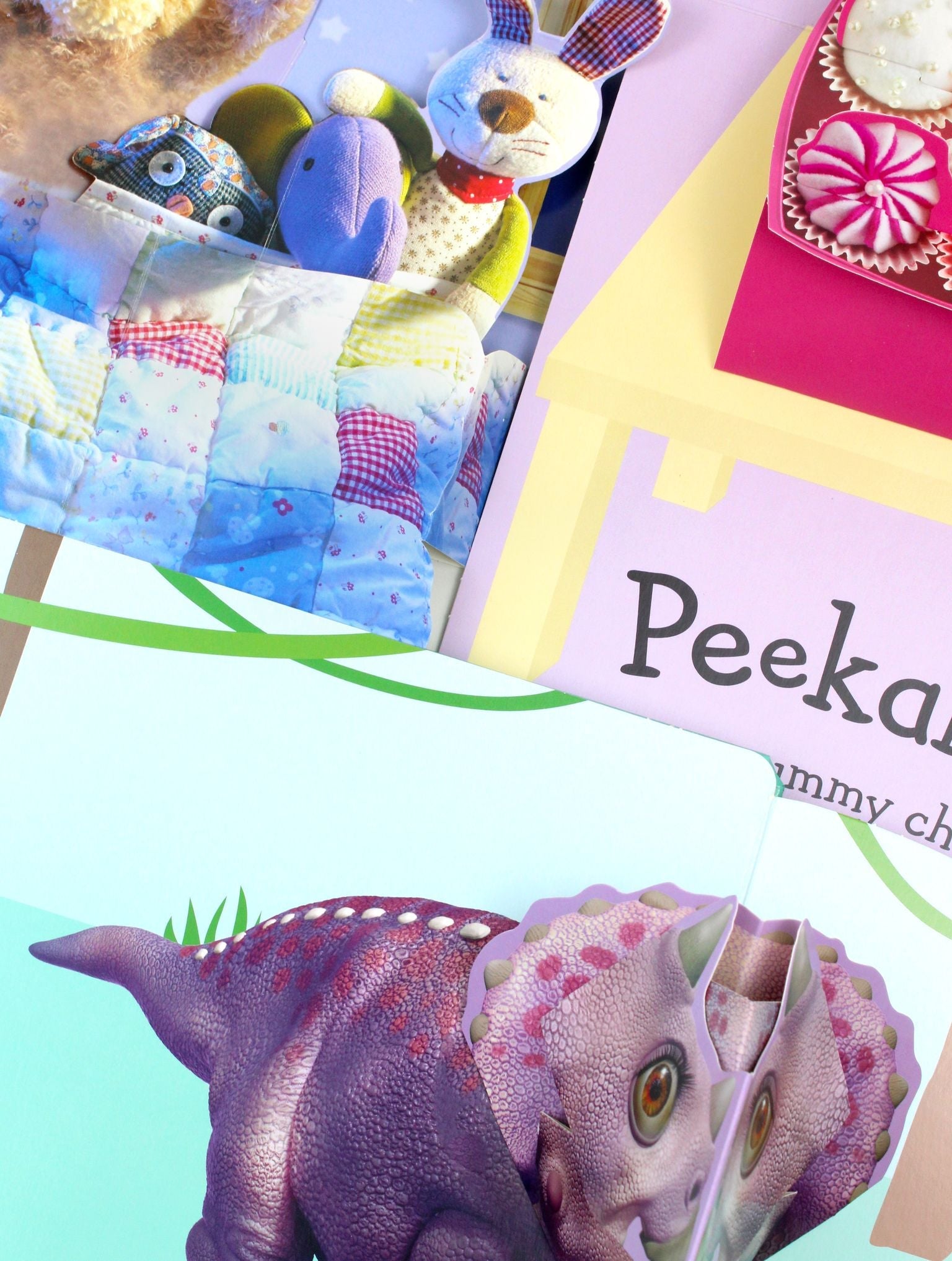 Pop-Up Peekaboo Collection 3-Book Set by DK | Interactive Baby & Toddler Books | Pop-Up Peekaboo I Love You, Bedtime, Baby Dinosaur | Fun Learning