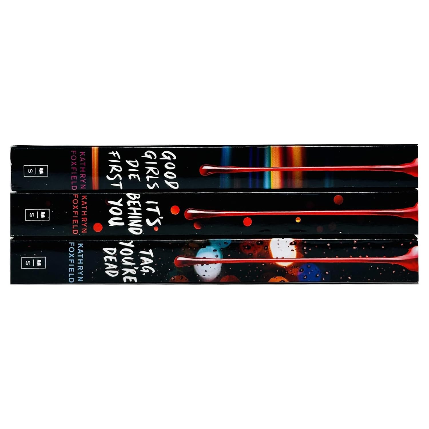 Kathryn Foxfield Collection 3 Books Box Set (It's Behind You, Good Girls Die First & Tag, You're Dead)