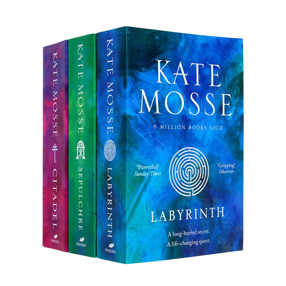 Kate Mosse Trilogy 3 Paperback Book Collection Set – Sepulchre, Citadel & Labyrinth | Gripping Historical Fiction, Mystery & Adventure Series