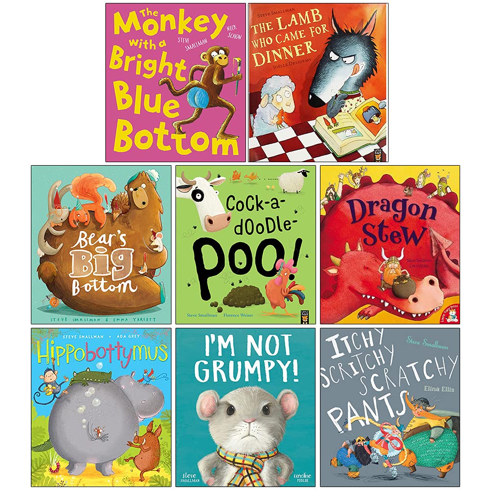 Steve Smallman Children's 8-Book Collection Set | Ages 0-5 | Fun & Engaging Picture Books for Toddlers | Bedtime Stories & Early Readers | Paperback