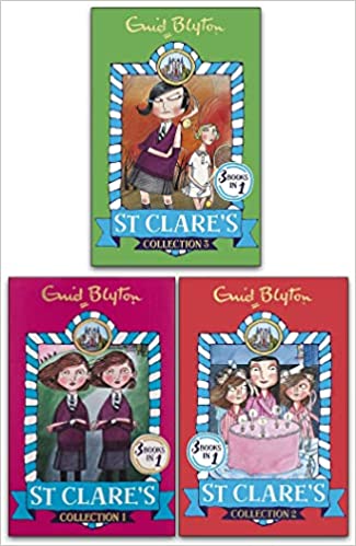Enid Blyton St Clare’s 3 Book Collection – 9 Stories in 1 Set, Children’s Fiction Series, Timeless Adventure, Kids Reading, Paperback by Hodder