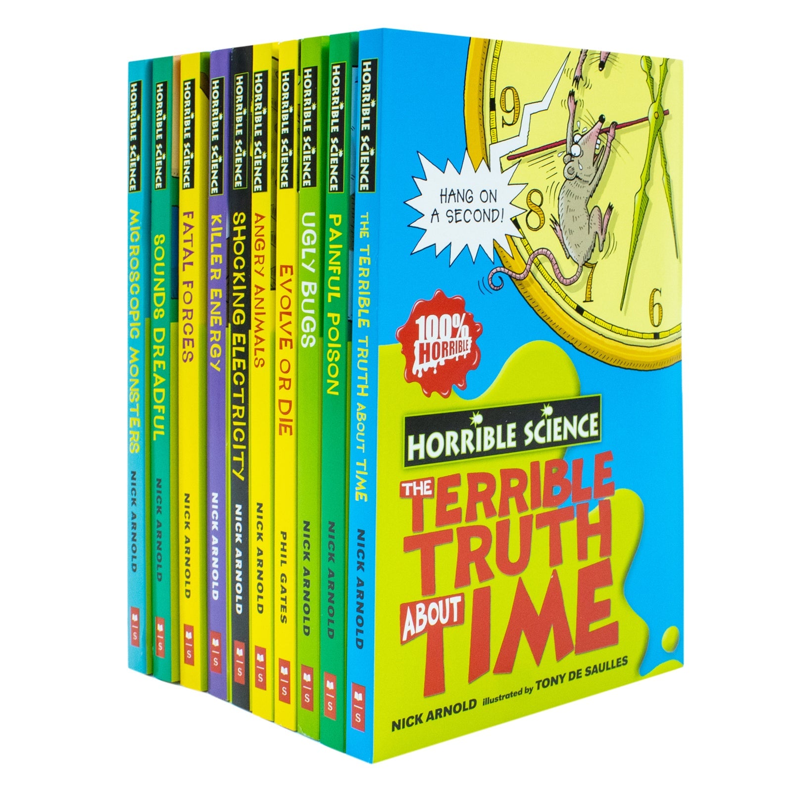 Horrible Science 10-Book Collection by Nick Arnold | Fun & Educational STEM Books for Kids – Science Facts, Experiments & Laugh-Out-Loud Learning