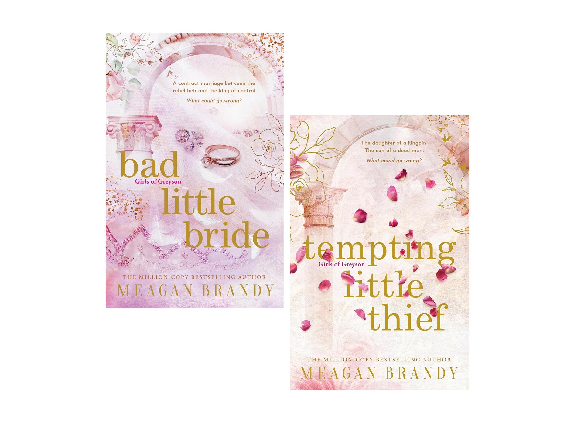 Girls of Greyson Series 2 Books Collection By Meagan Brandy((Tempting Little Thief & Bad Little Bride)