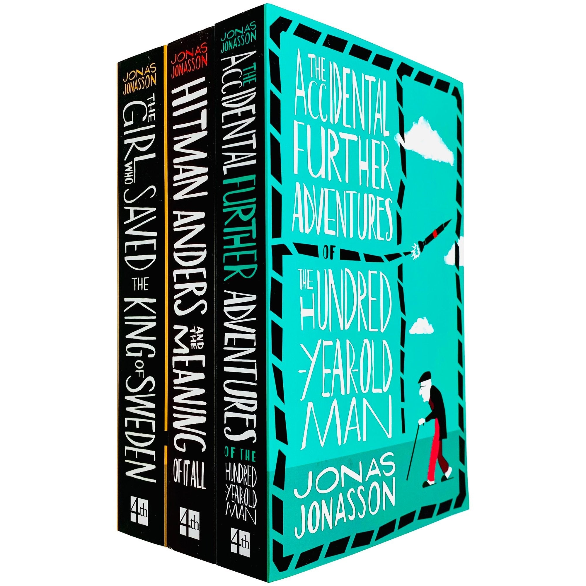 Jonas Jonasson 3-Book Collection Set | Bestselling Fiction & Humorous Adventures – The Accidental Further Adventures of the Hundred-Year-Old & More
