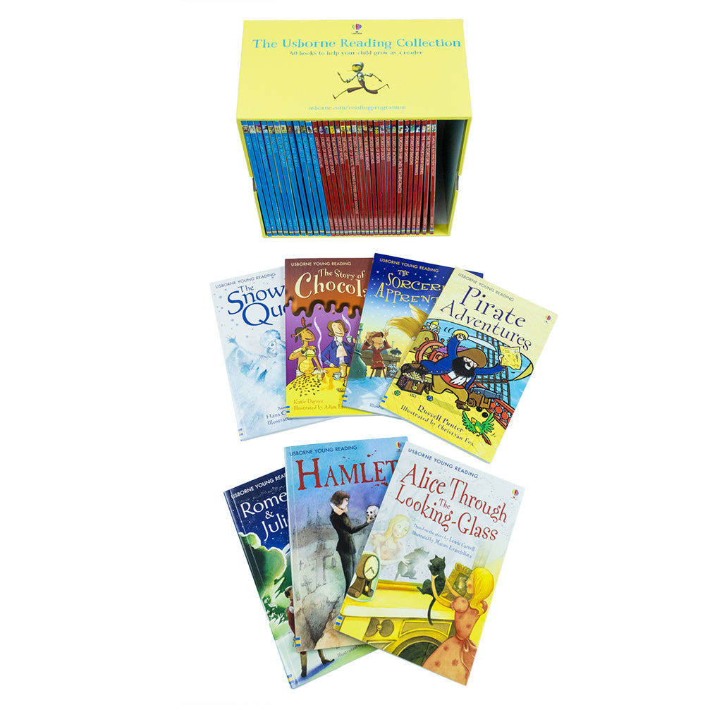Usborne Young Readers Collection: 40 Books Box Set in Paperback