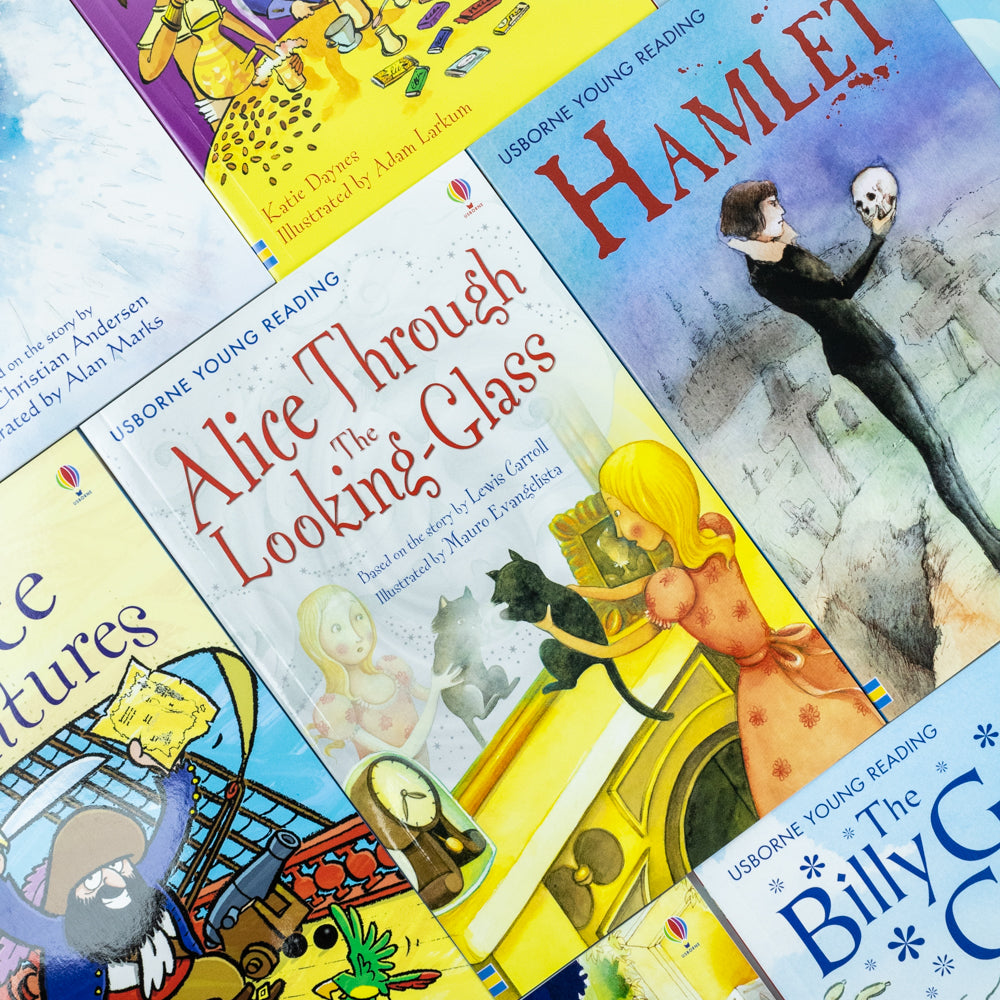 Usborne Reading Library Young Readers 40 Books Box Set (Yellow) |Children's Fiction, Early Learning, Adventure, Education, Fun Stories