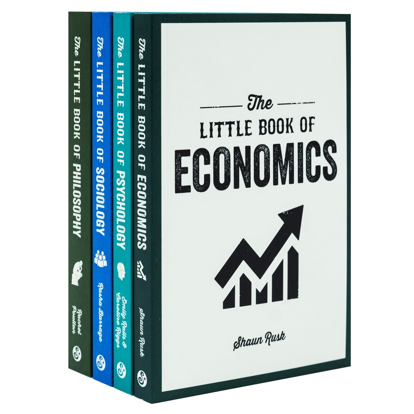 The Little Book of Philosophy, Sociology, Economics & Psychology| 4 Book Collection Set |Non-Fiction, Education, Learning, Insight & Critical Thinking