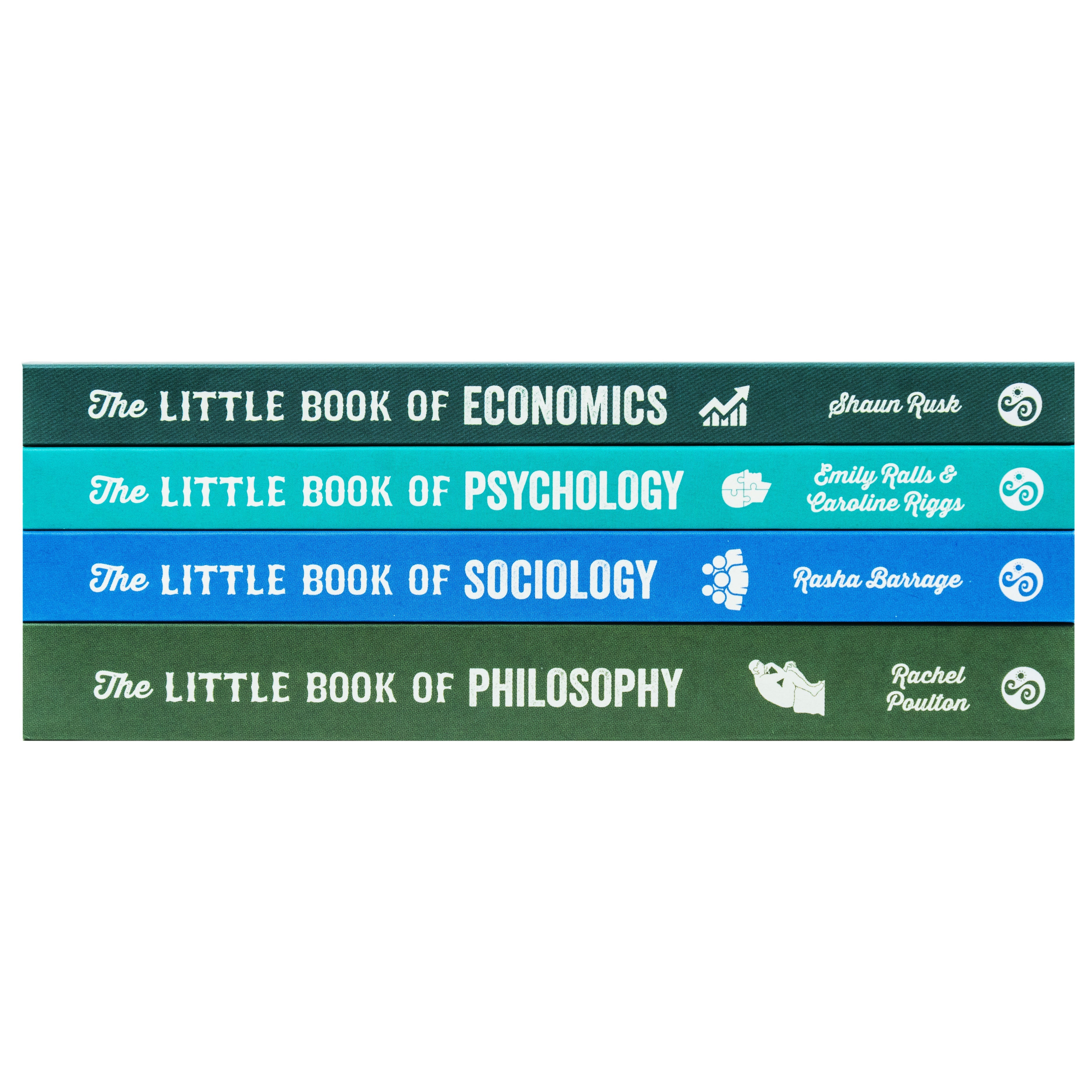 The Little Book of Philosophy, Sociology, Economics & Psychology| 4 Book Collection Set |Non-Fiction, Education, Learning, Insight & Critical Thinking