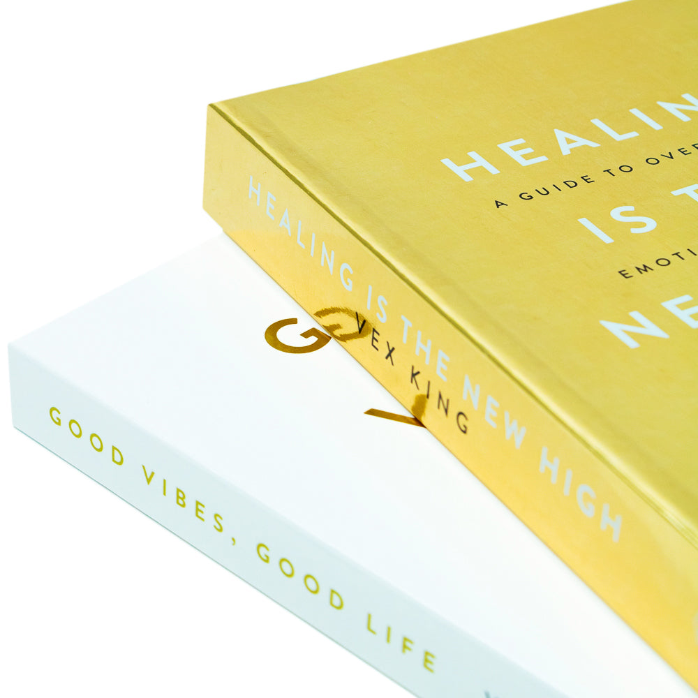 Healing Is the New High & Good Vibes, Good Life– 2 Book Collection by Vex King | Self-Help, Personal Growth, Mindfulness, Positivity & Empowerment Set