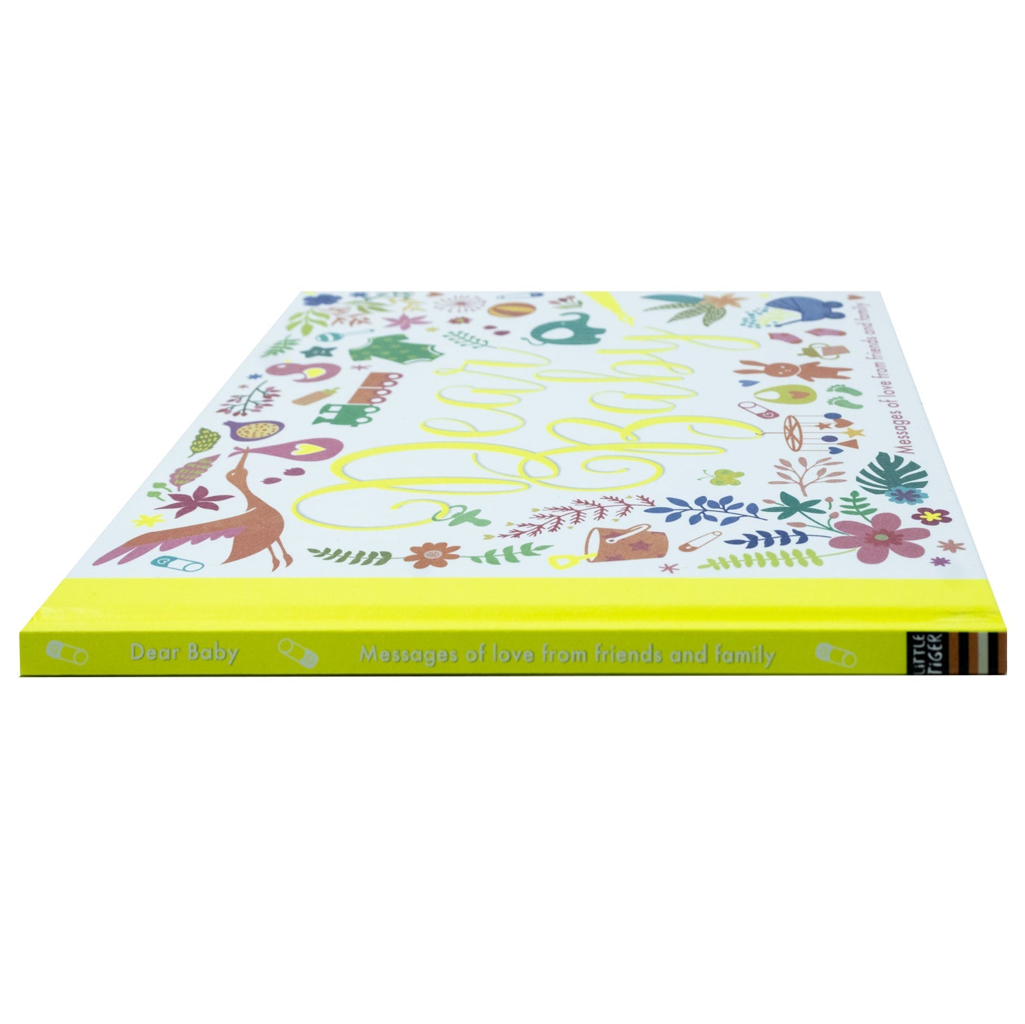 Dear Baby: Messages for Baby Keepsake Book (Hardback) – Baby Shower Guest Book & Newborn Memory Journal