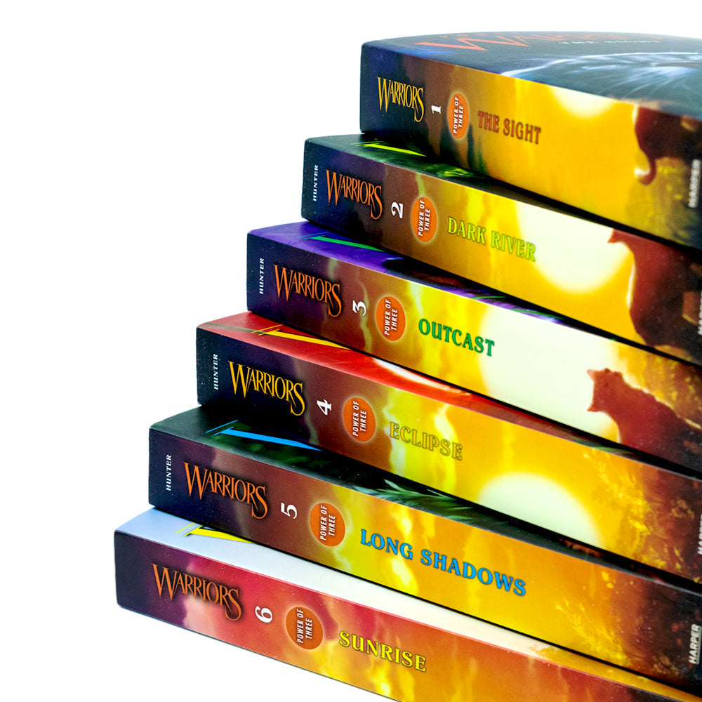 Warriors Cat Power of Three Book 1-6 Series 3 Collection Set By Erin Hunter