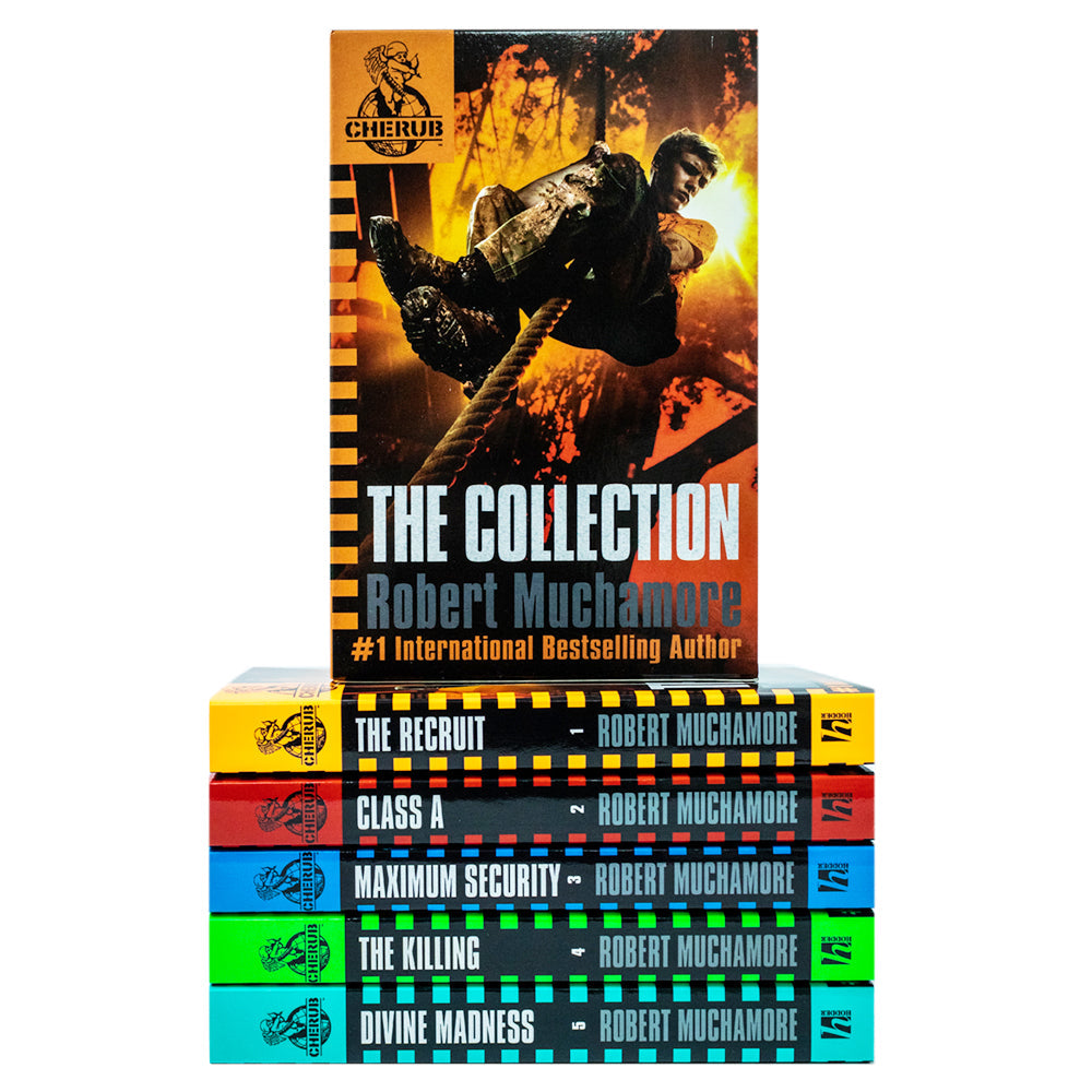Cherub Series 1 Collection – Robert Muchamore 5 Books Set | The Recruit, Class A | Action-Packed Kids & Young Adult Spy Thrillers, Adventure Fiction