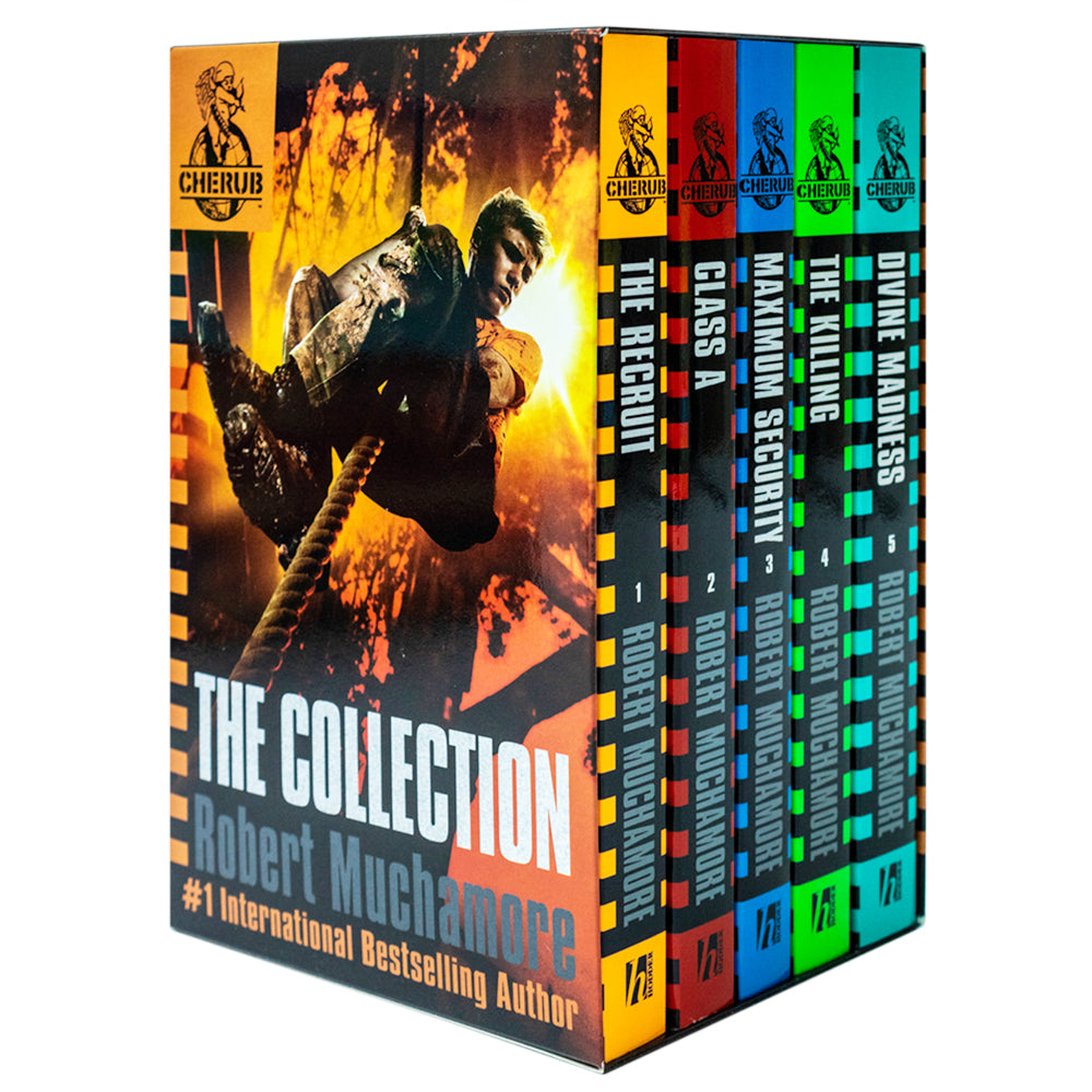 Cherub Series 1 Collection – Robert Muchamore 5 Books Set | The Recruit, Class A | Action-Packed Kids & Young Adult Spy Thrillers, Adventure Fiction