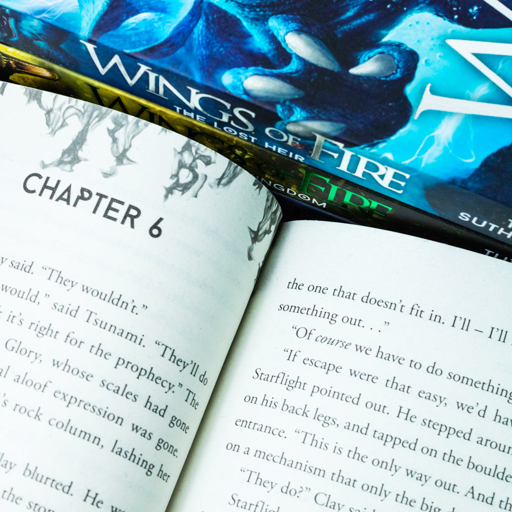 Wings of Fire Series Books 1-4 Collection Set by Tui T. Sutherland | Epic Dragon Fantasy Adventure for Young Readers & Fans of Bestselling Series