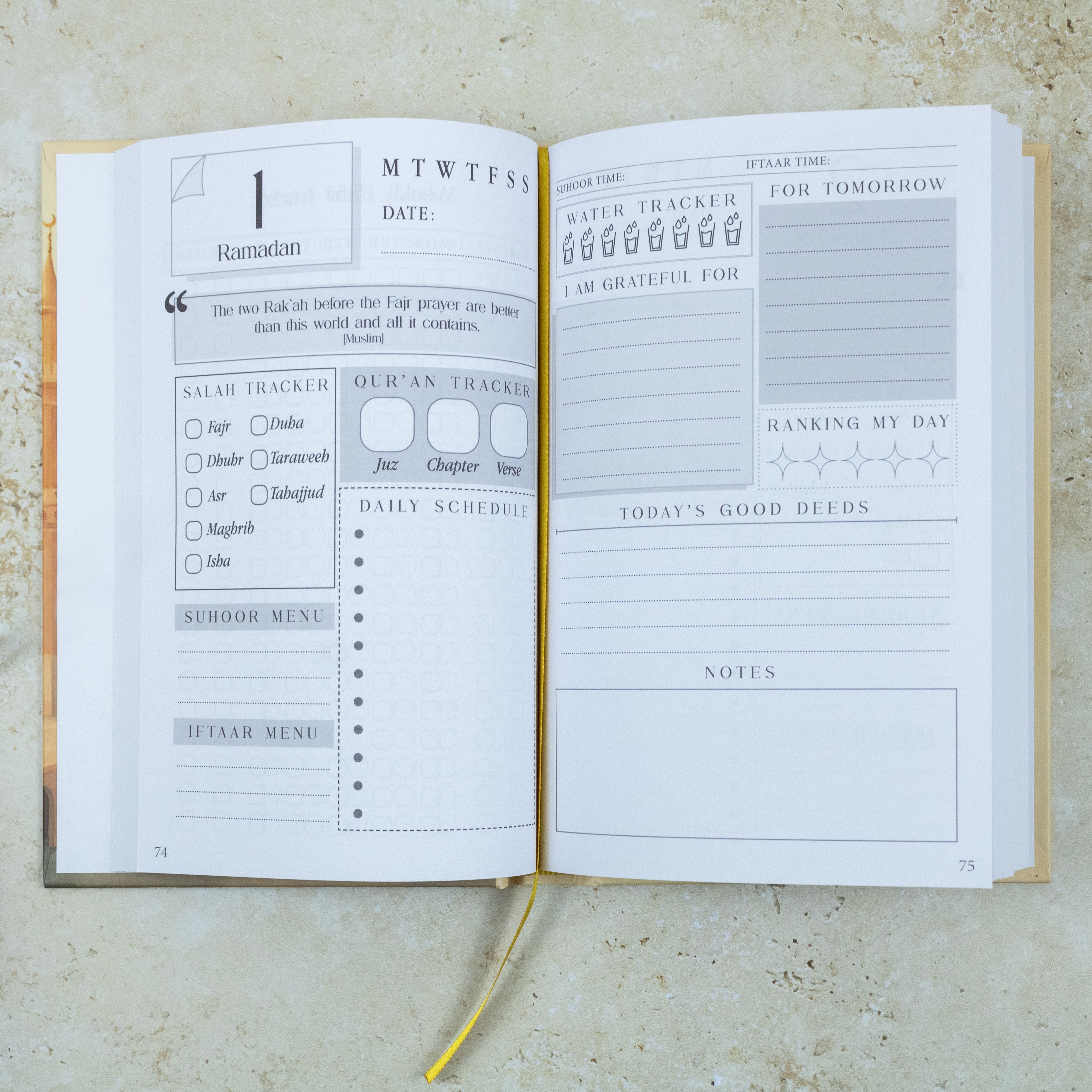 From Dawn till Dusk Ramadan Journal Book – 30-Day Planner for Prayers, Daily Duas, Gratitude, Guidance & Reflection- Perfect Ramadan Gift for All Ages