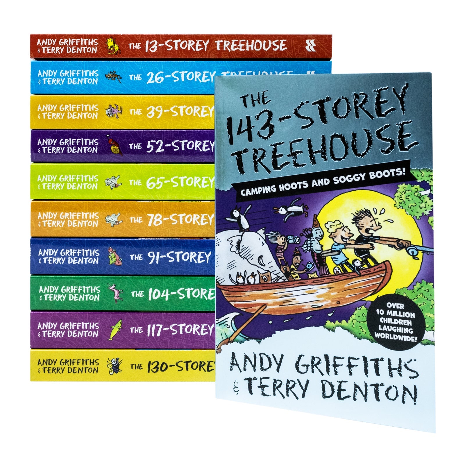 The Treehouse Story Books 1-11 Collection by Andy Griffiths – Includes  26-Storey Treehouse, and More – A Fun, Hilarious & Imaginative Kids' Series!
