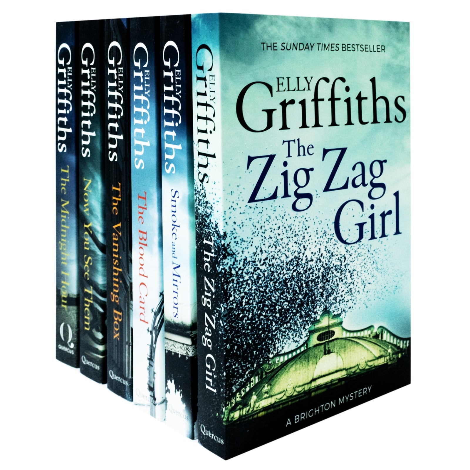 The Brighton Mysteries Series Books 1-6 Collection by Elly Griffiths | Gripping Detective Novels & Thrilling Suspense – A Must-Read Mystery Series