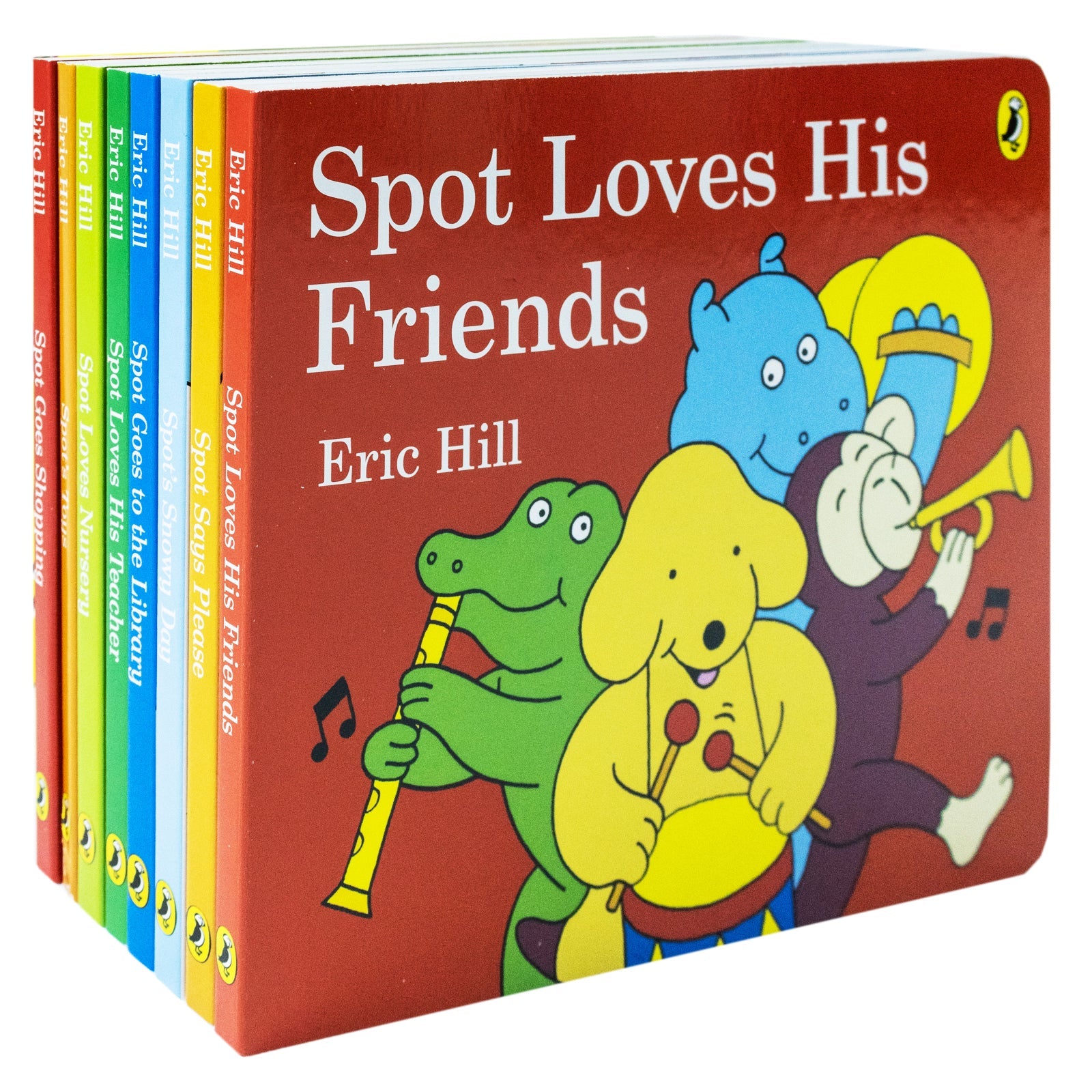 Spot’s Story Collection 8 Book Set by Eric Hill– Fun Children’s Board & Picture Books| Interactive Animal Adventures, Early Learning & Bedtime Stories