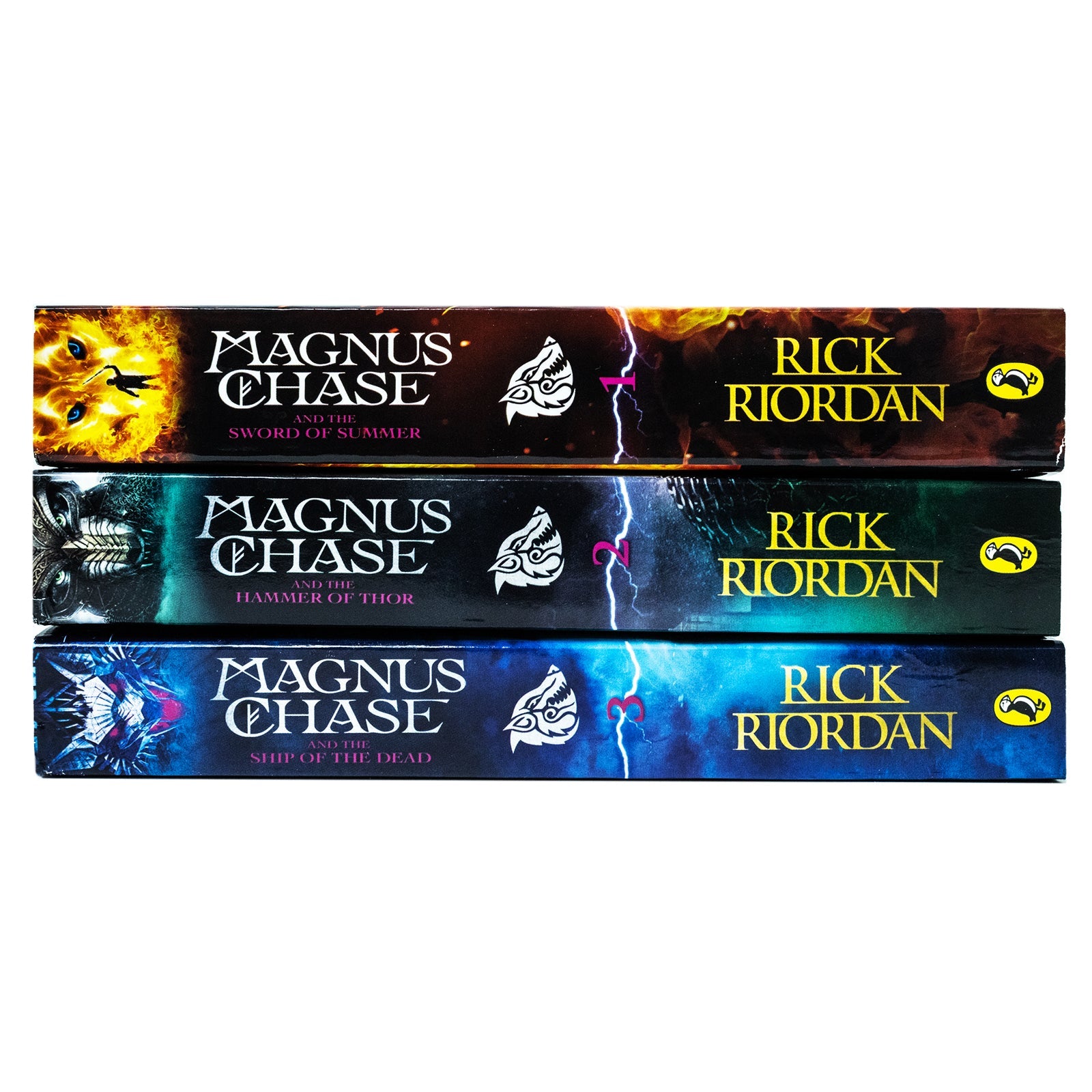 Magnus Chase and the Gods of Asgard Series 3 Book Set by Rick Riordan – Norse Mythology, YA Fantasy, Heroes, Action, Epic Adventure