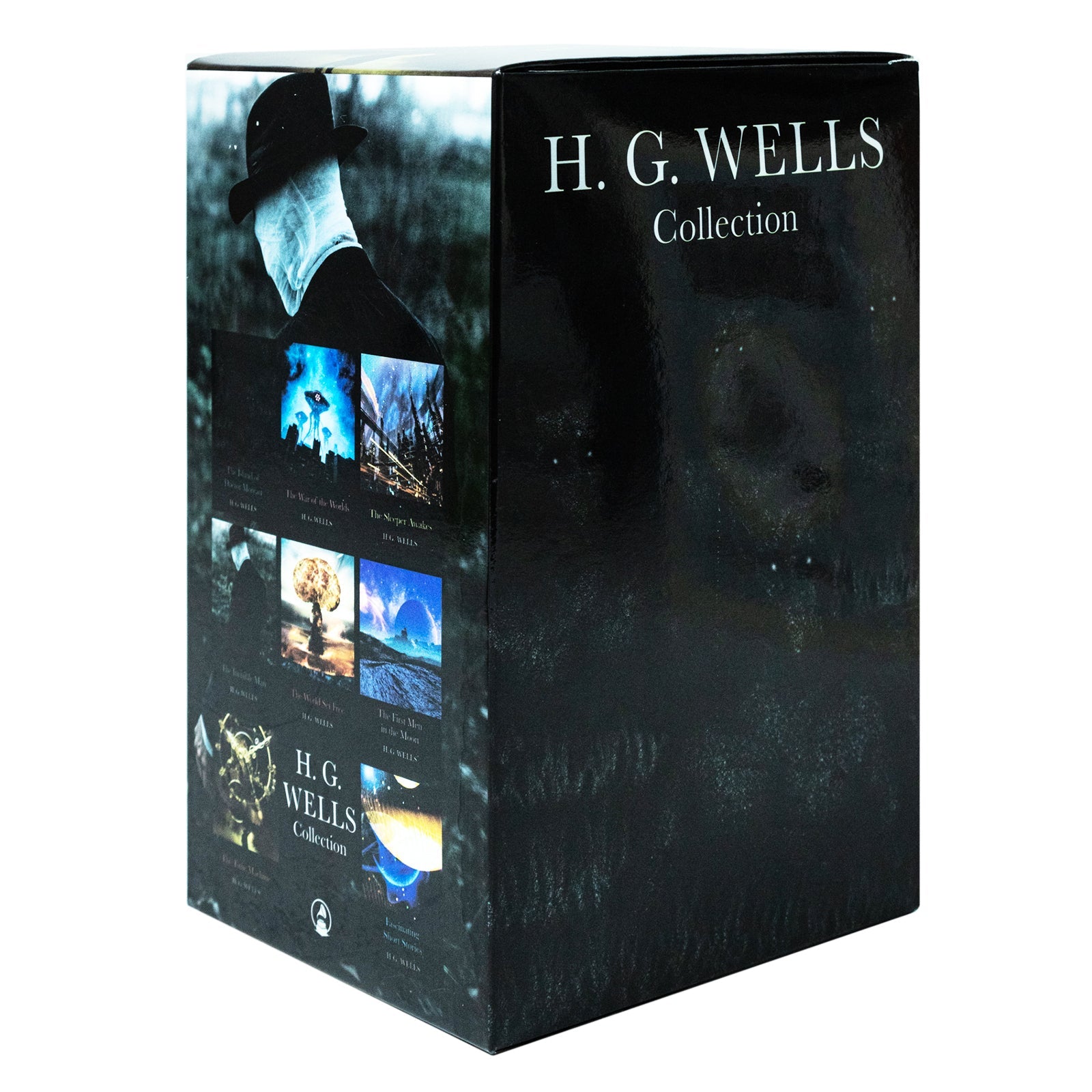 H.G. Wells Book Collection 8-Book Box Set – The War of the Worlds, Time Machine, Invisible Man & More | Classic Sci-Fi Fiction Novels