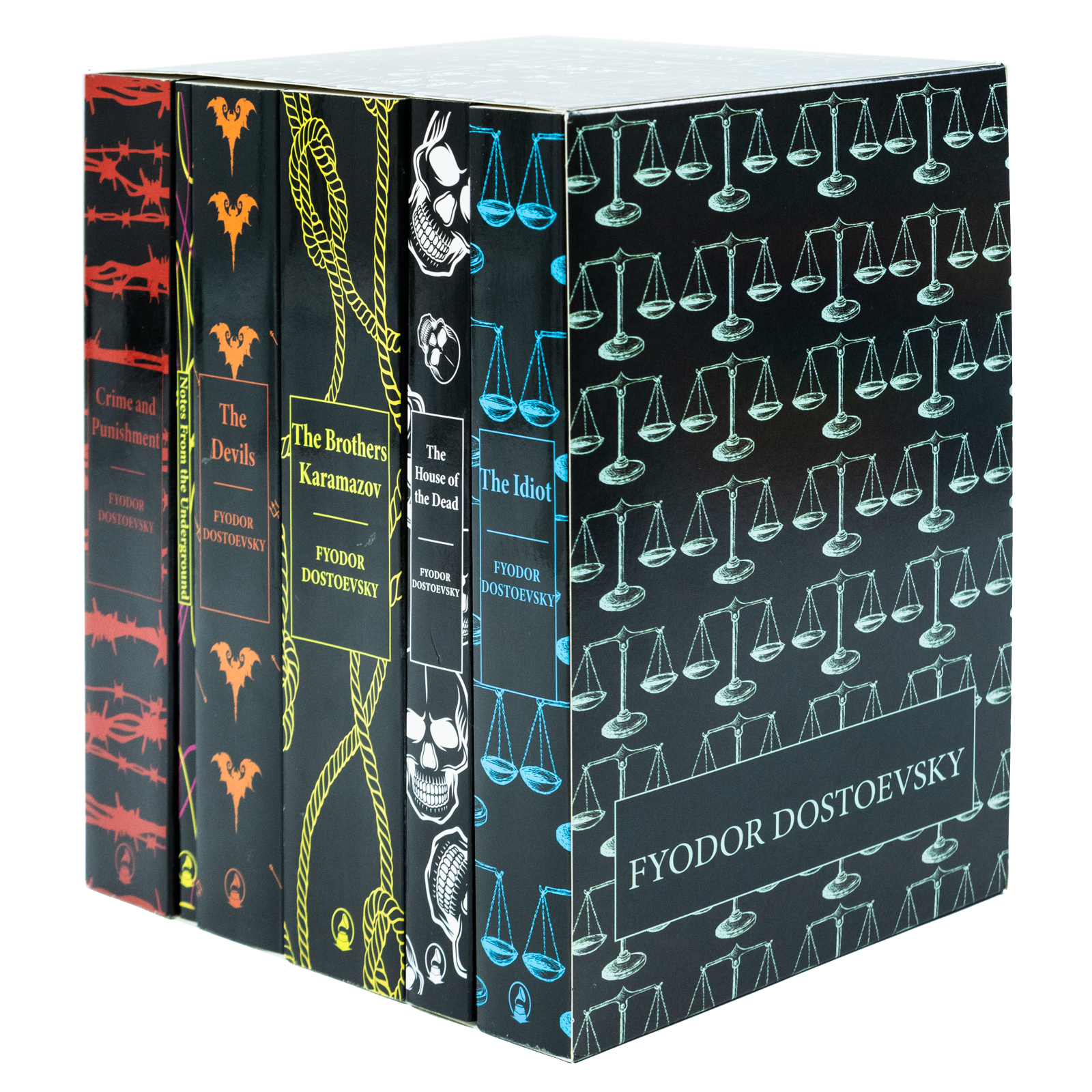 Complete Collection of Fyodor Dostoevsky: 6-Book Set – Crime and Punishment, Brothers Karamazov, The Idiot & More Russian Classics for Young Readers