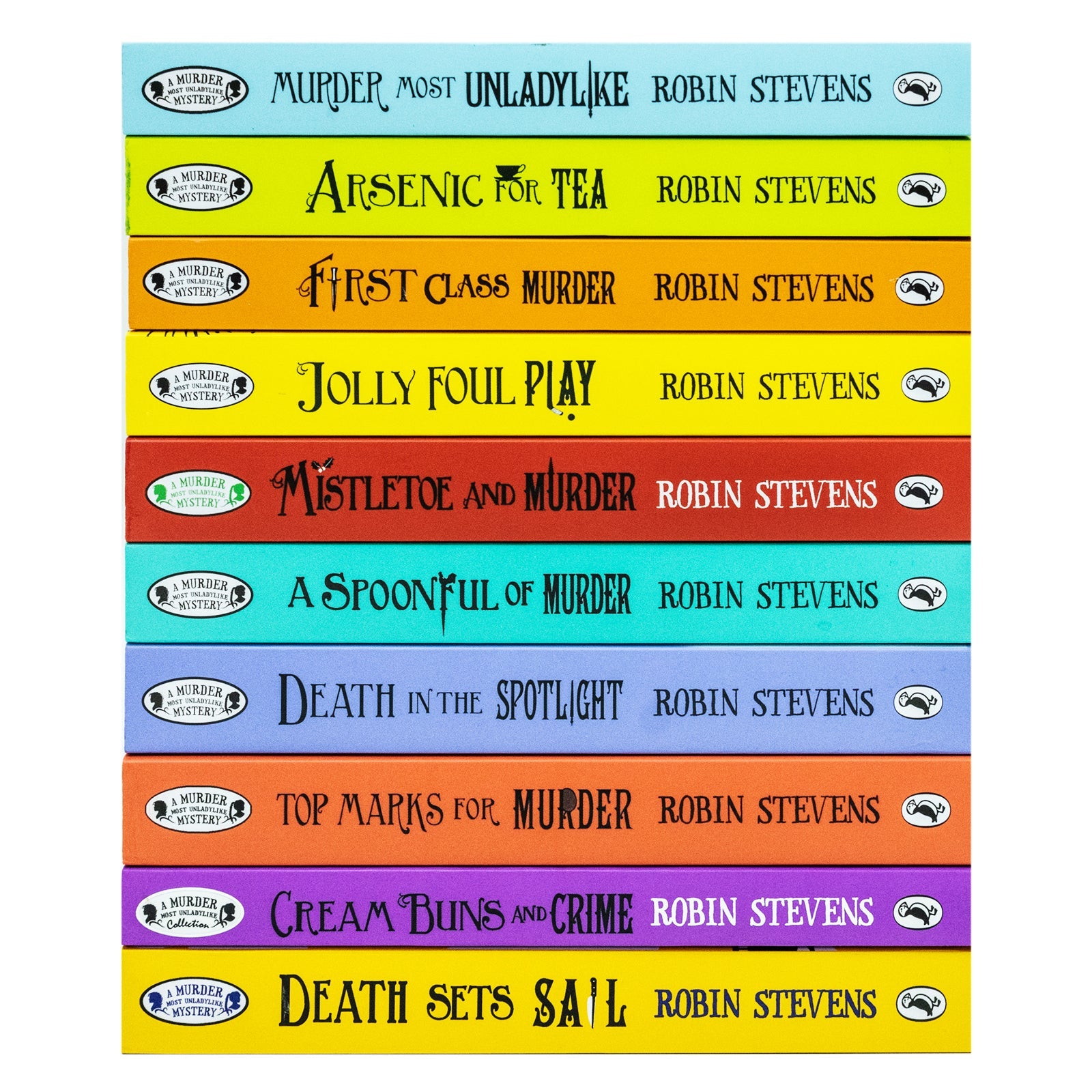 A Murder Most Unladylike Mystery Series 10 Books Collection Set by Robin Stevens | Children's Detective Fiction, Fun School Adventures, Sleuths, Humor