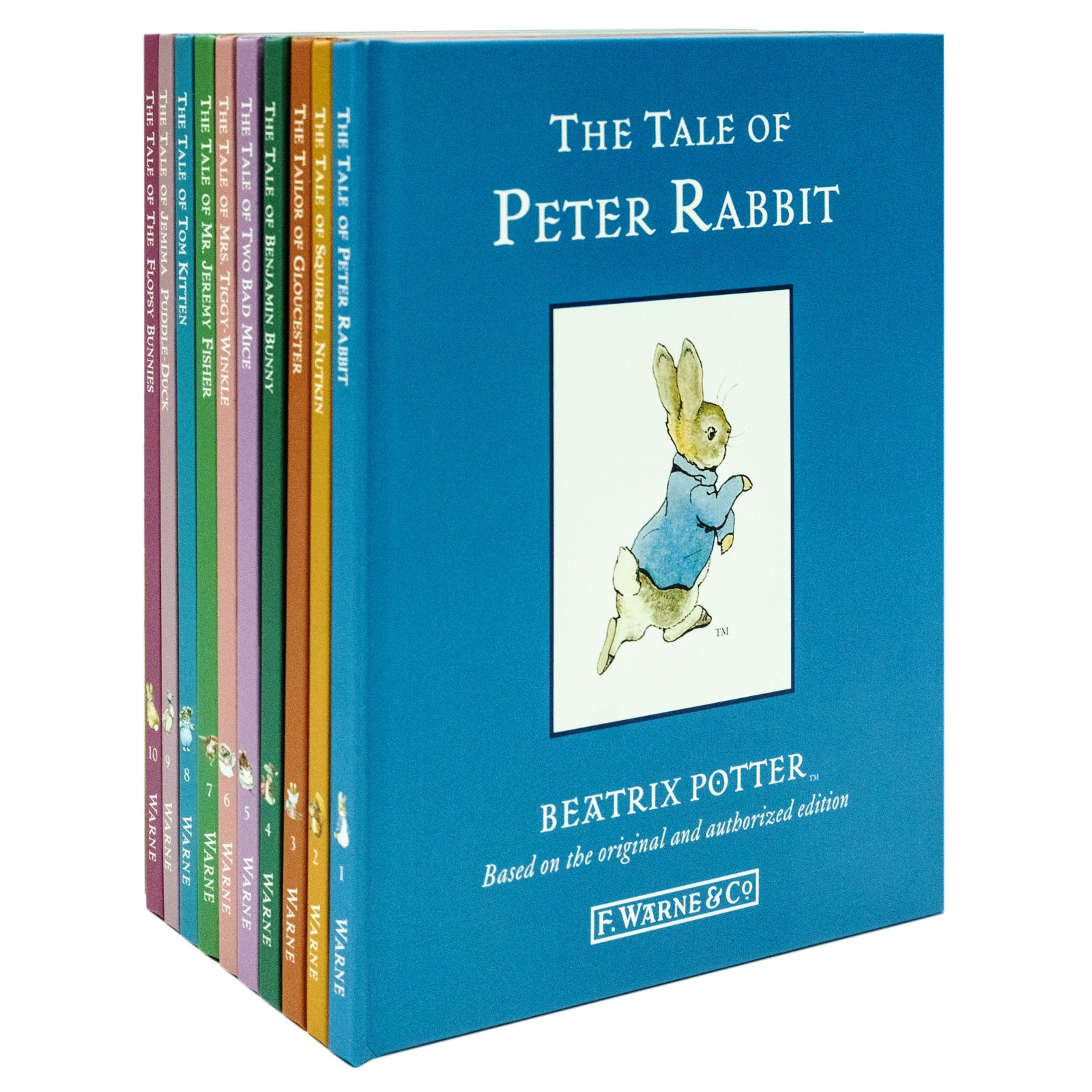 Peter Rabbit 10-Book Box Set by Beatrix Potter – Classic children's books, illustrated bunny tales, bedtime stories, perfect gift for ages 0–6