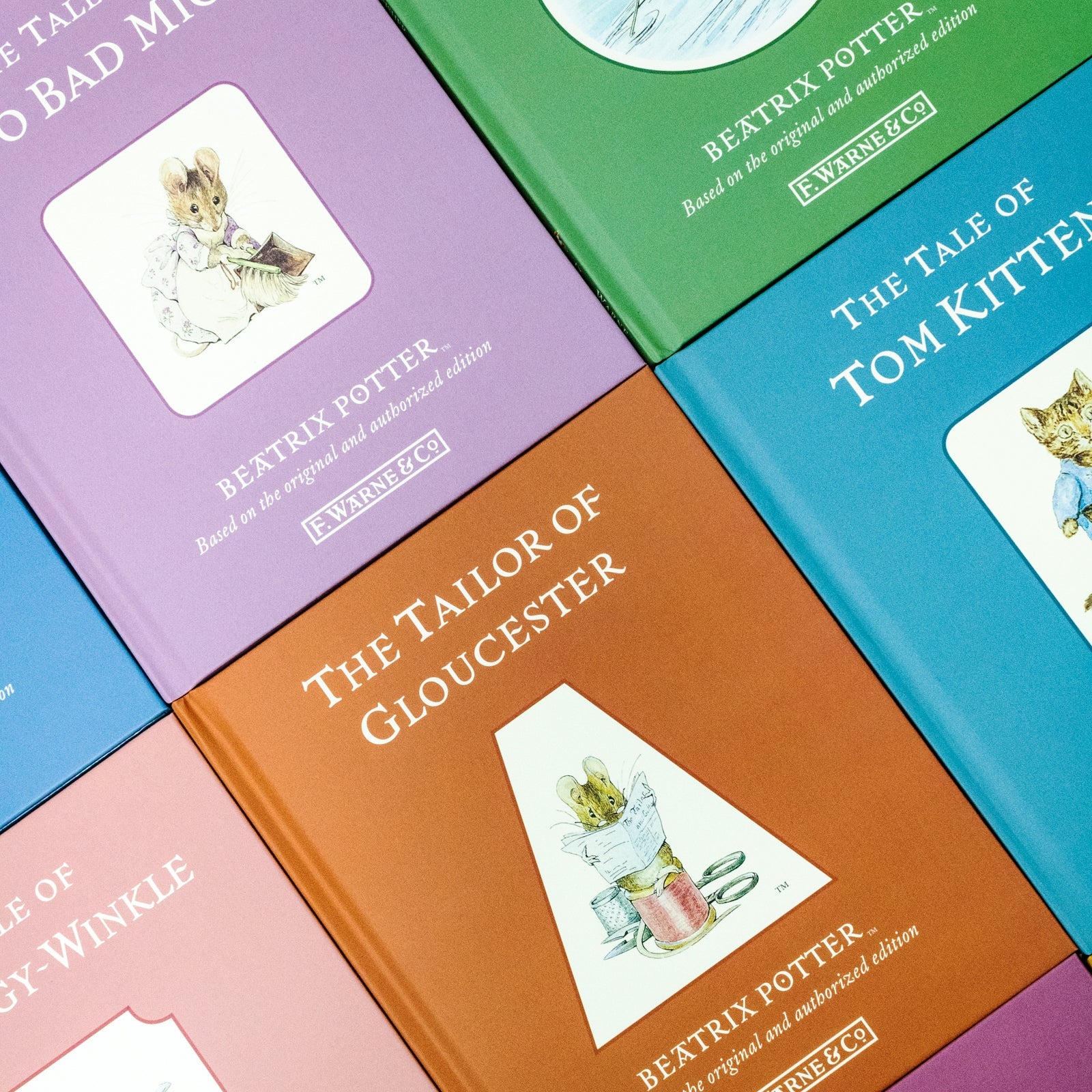 Peter Rabbit 10-Book Box Set by Beatrix Potter – Classic children's books, illustrated bunny tales, bedtime stories, perfect gift for ages 0–6