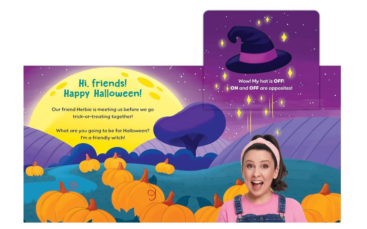 Ms Rachel: The Magic Halloween Box – A Lift-the-Flap Book of Opposites | Interactive Halloween Board Book for Kids