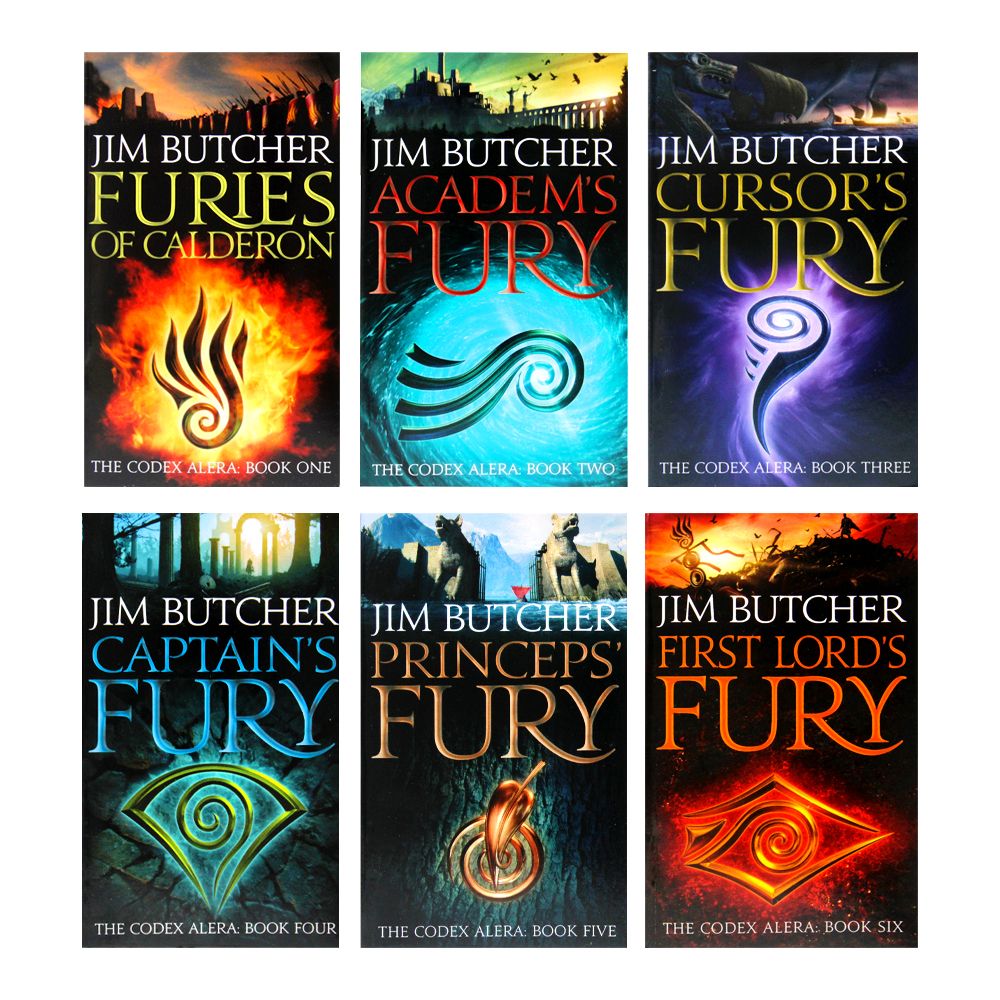 The Codex Alera Series: Books 1-6 Collection Set By Jim Butcher
