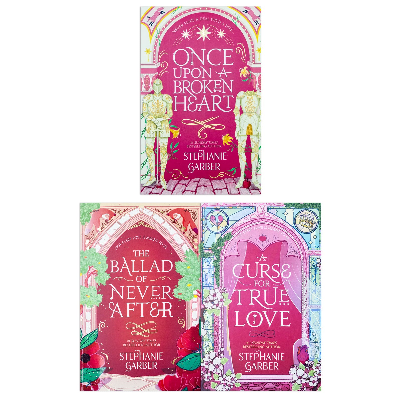 Once Upon a Broken Heart Series 3 Book Collection Set by Stephanie Garber – YA Fantasy Romance, Magic, Curses, Love Stories, Enchanted Adventure