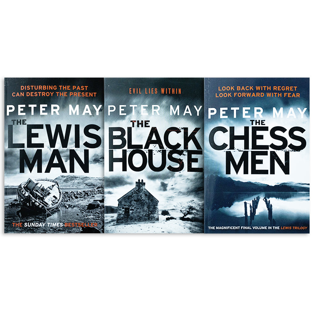 Lewis Trilogy Collection by Peter May 3 Books Set (The Lewis Man, The Blackhouse, The Chessmen) - Gripping Mystery,Thriller, Crime,Bestselling Fiction
