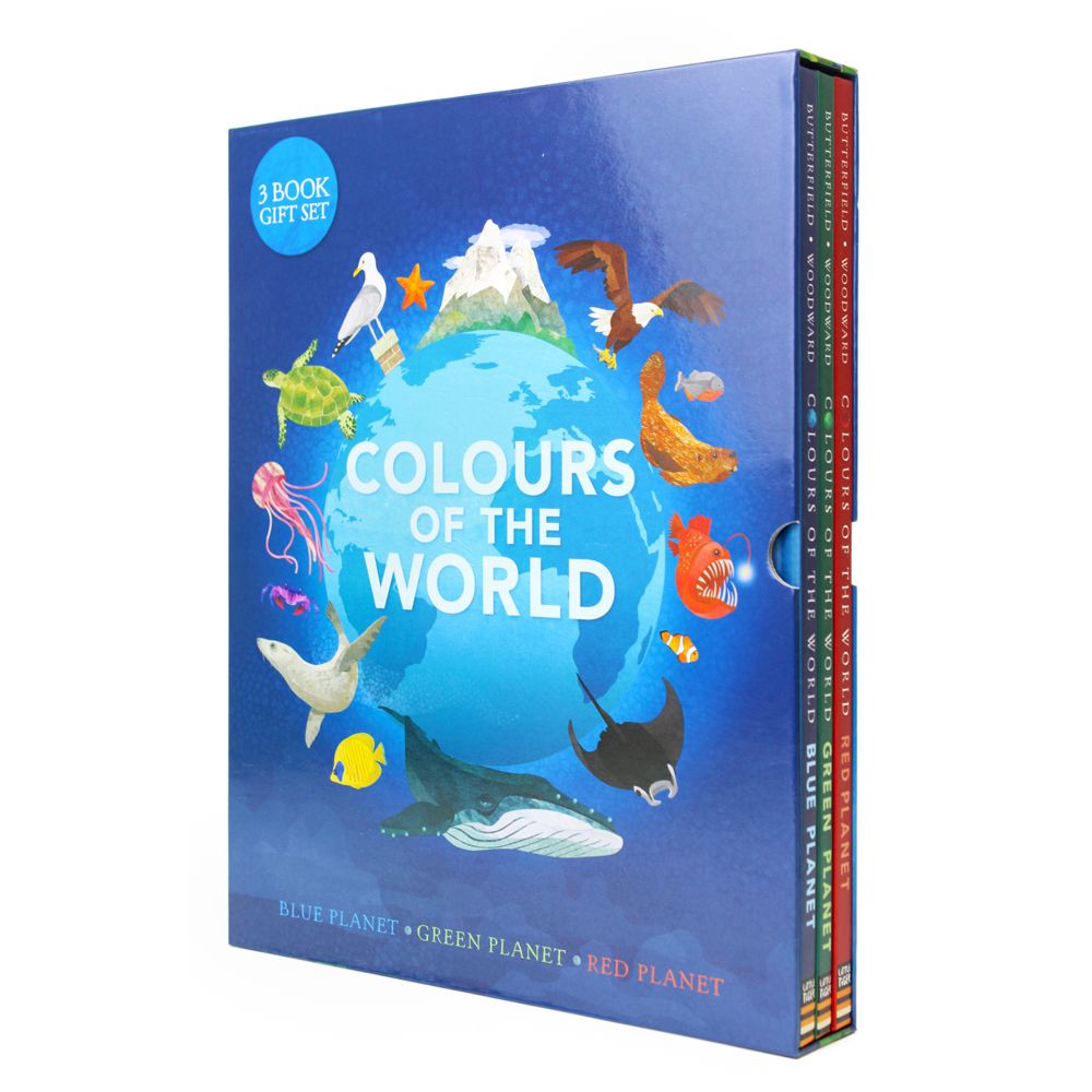 Colours of the World 3-Book Set | Blue Planet, Red Planet & Green Planet | Illustrated Children’s Books on Nature, Learning & Color Recognition