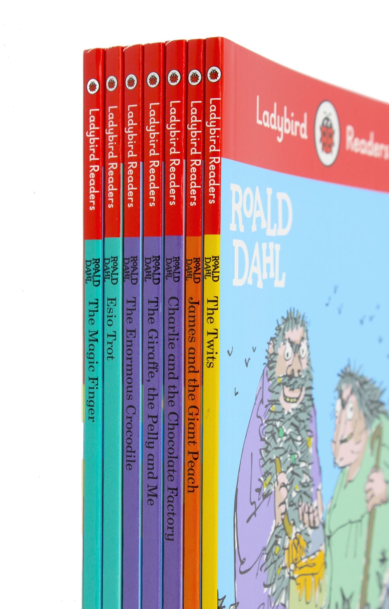 Ladybird Readers Roald Dahl Series 7-Book Set (Level 1-4) |Fun & Educational Children's Books |Classic Stories for Early Readers, Learning & Adventure