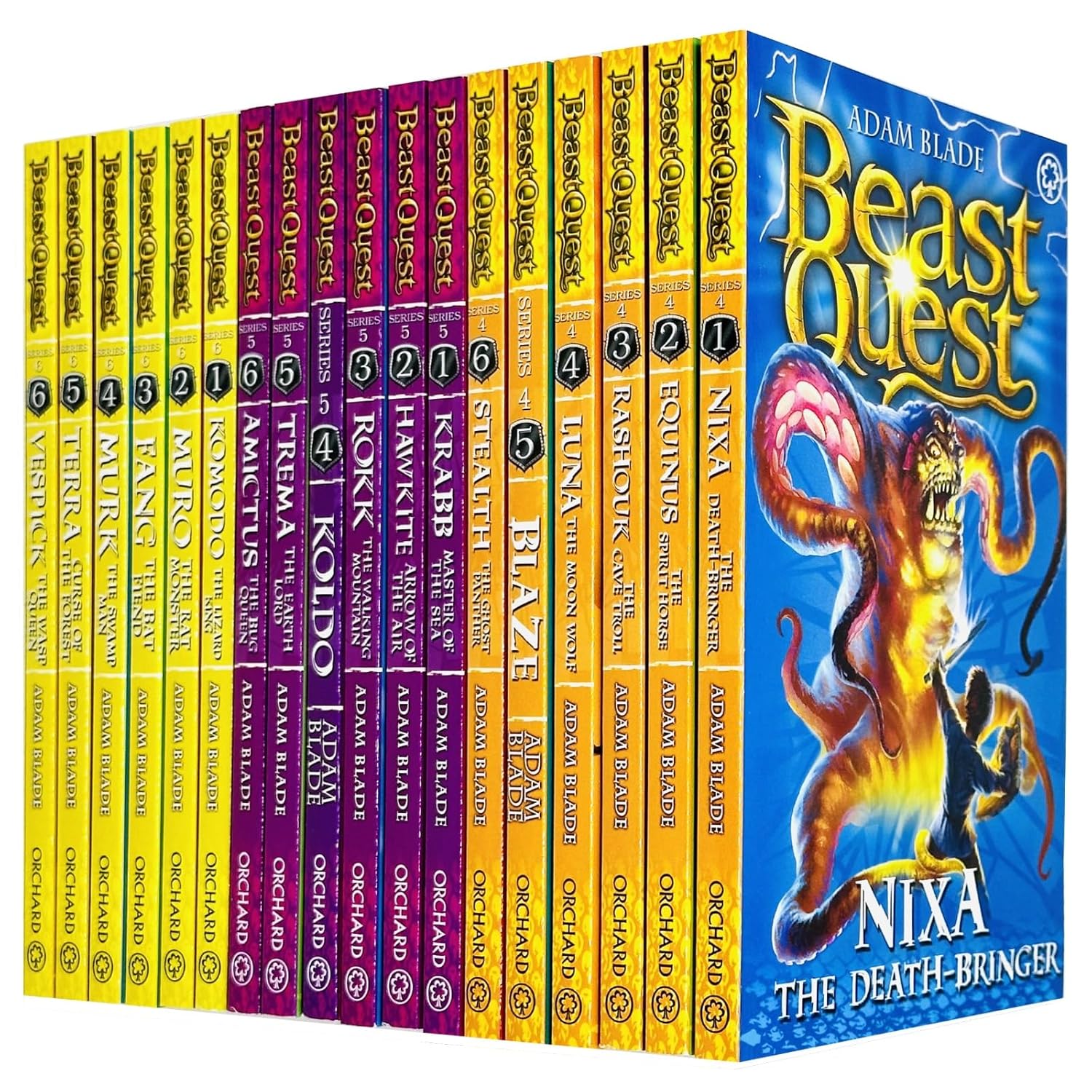 Beast Quest The Battle Collection 18 Book Set (Series 4-6) by Adam Blade -Children's Fantasy Adventure, Epic Battles, Fiction Series for Young Readers