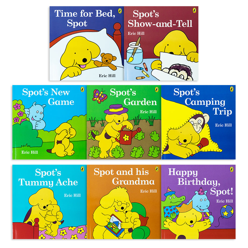 Read With Spot Collection – 8-Book Set by Eric Hill | Fun & Educational Children's Picture Books, Bedtime Stories, Outdoor Adventures & Family Reading