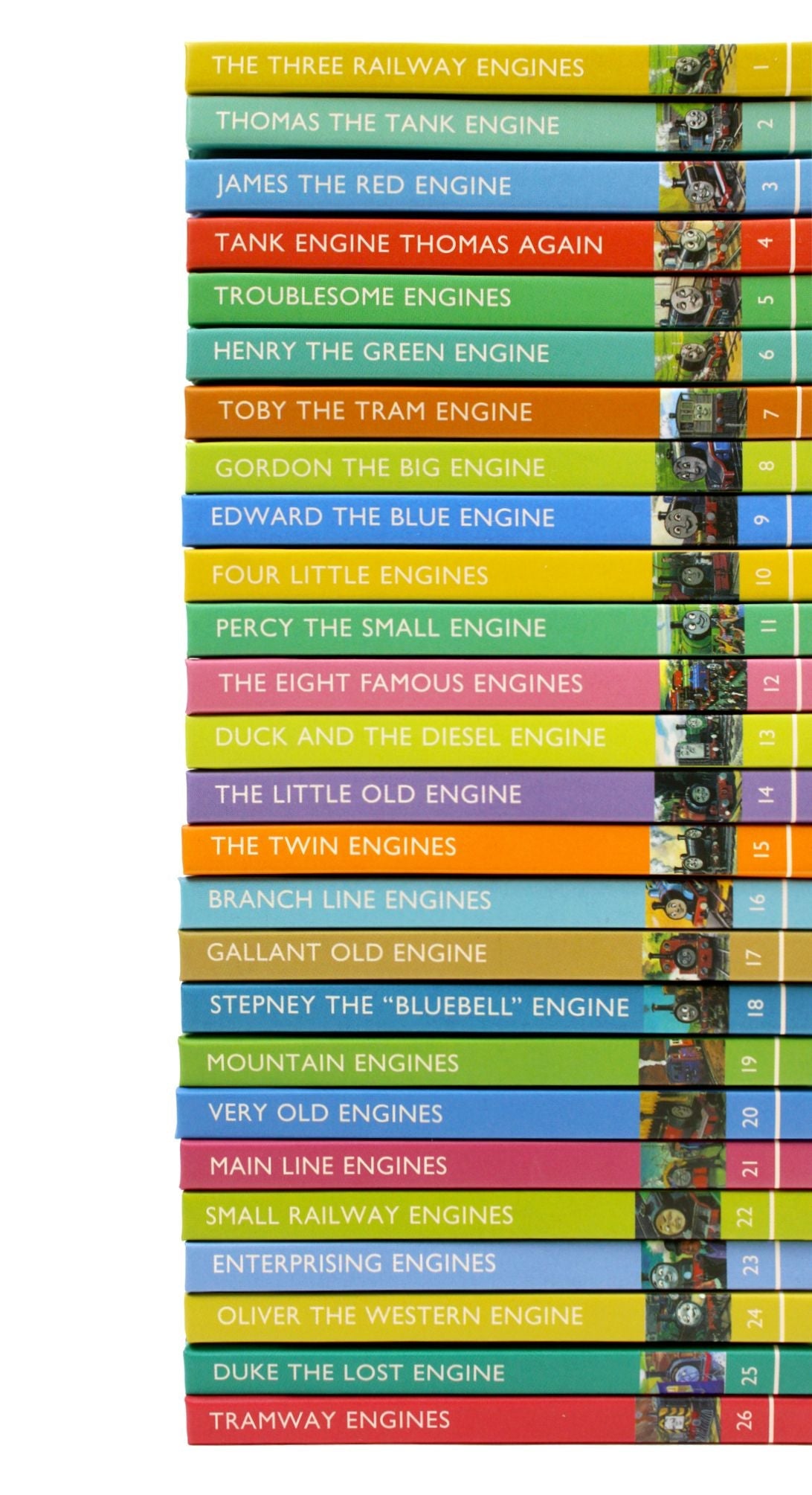 Thomas the Tank Engine Railway Series – 26-Book Boxed Set by W. Awdry | Classic train stories, adventures, read-aloud, gift set for ages 6+