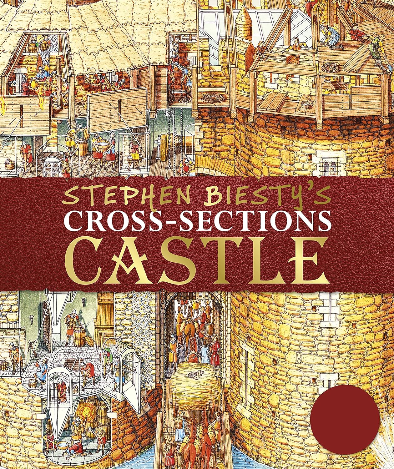 Stephen Biesty's Cross-Section Castle by Richard Platt – An Interactive & Educational Picture Book on History, Architecture & Adventure for Kids!