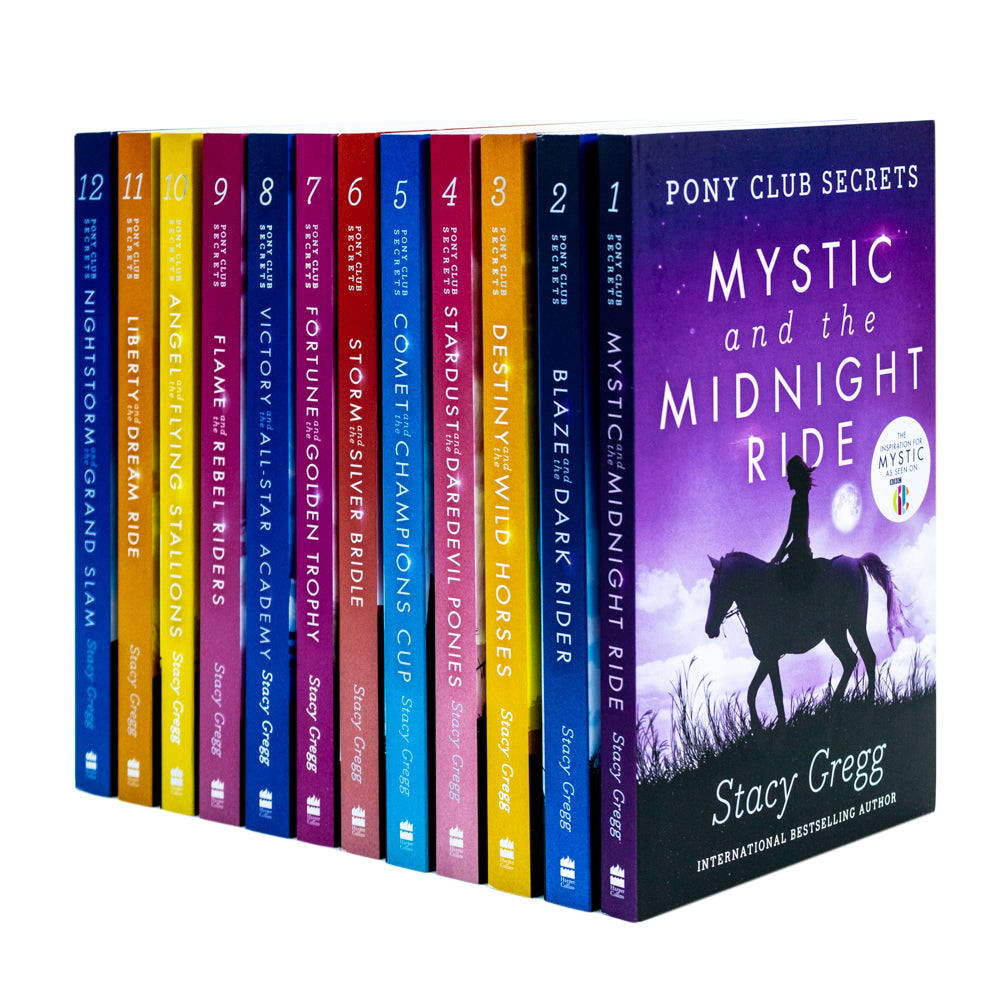 Pony Club Secrets Series by Stacy Gregg – 12-Book Collection Set of Equestrian Adventures, Pony Stories, Friendship & Fun for12+ years