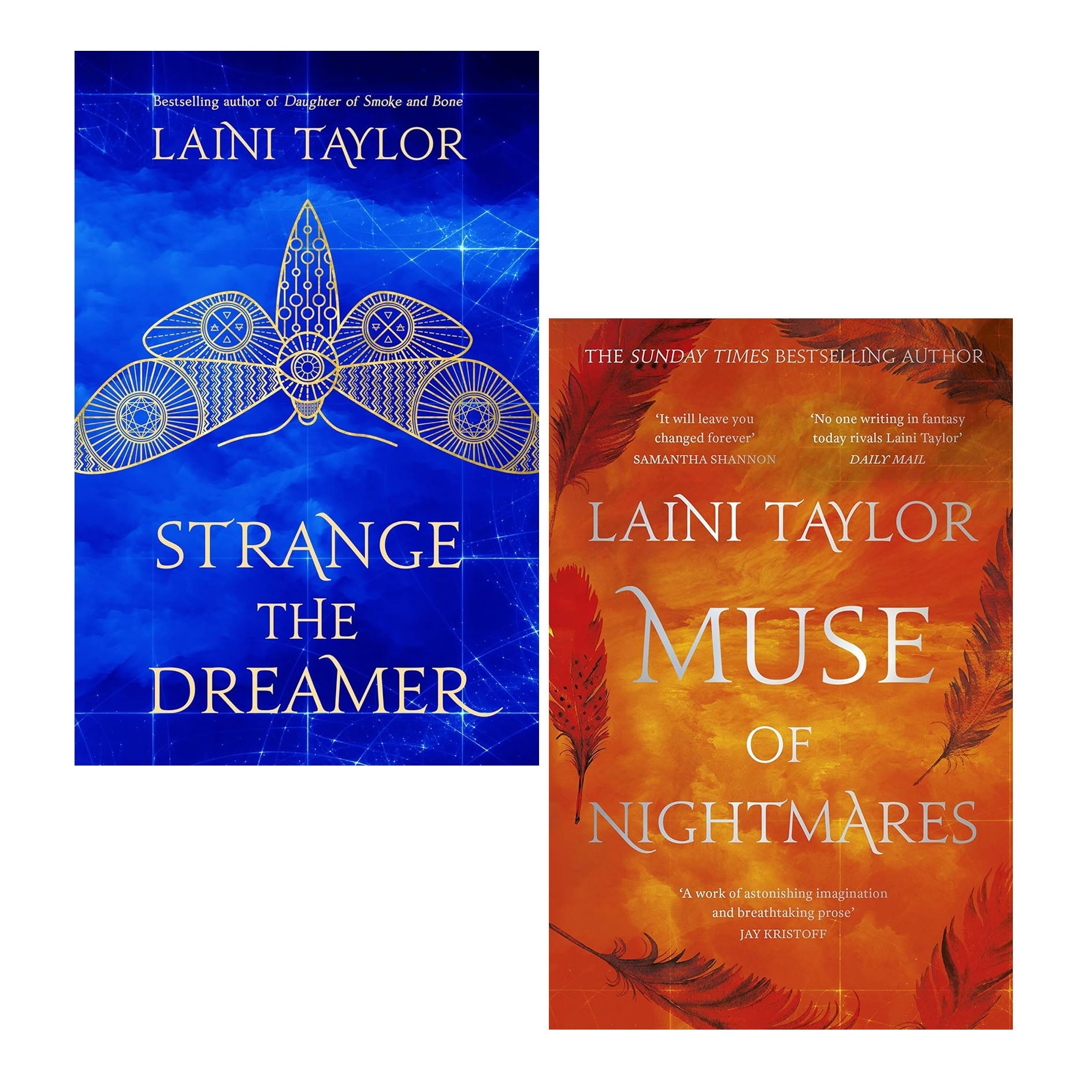 Strange the Dreamer Series 2 Book Set by Laini Taylor - Fantasy Adventure, Muse of Nightmares, Young Adult Magic Novels, Bestsellers Collection