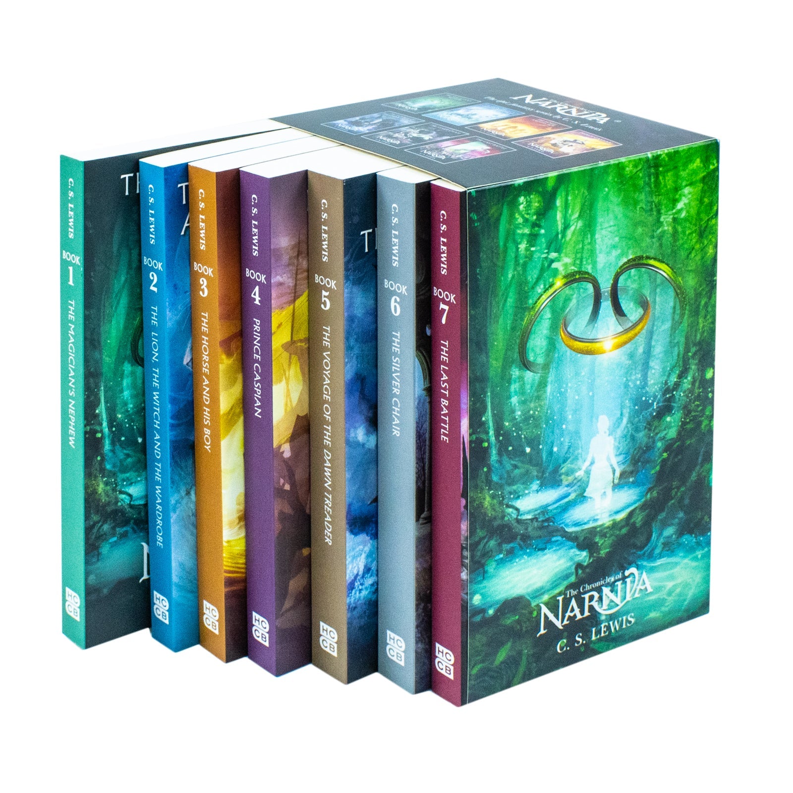 The Chronicles of Narnia Collection by C.S. Lewis – 7-Book Box Set Pack Vol 1 to 7 – A Classic Fantasy Adventure Series for Young Readers & Families!