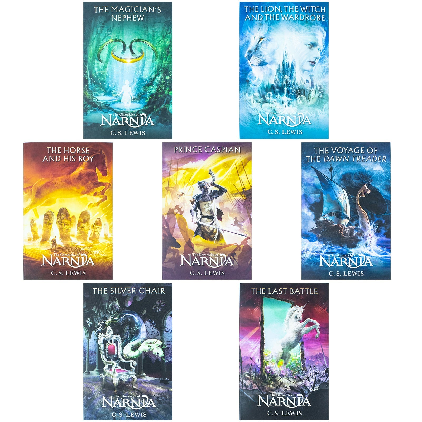 The Chronicles of Narnia Collection by C.S. Lewis – 7-Book Box Set Pack Vol 1 to 7 – A Classic Fantasy Adventure Series for Young Readers & Families!